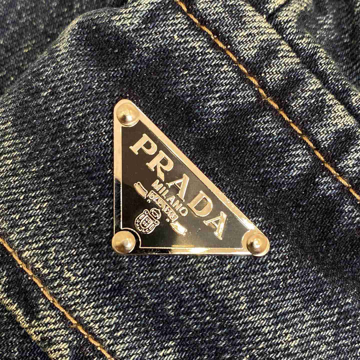 Prada Denim Cargo Jeans - FashionPlug