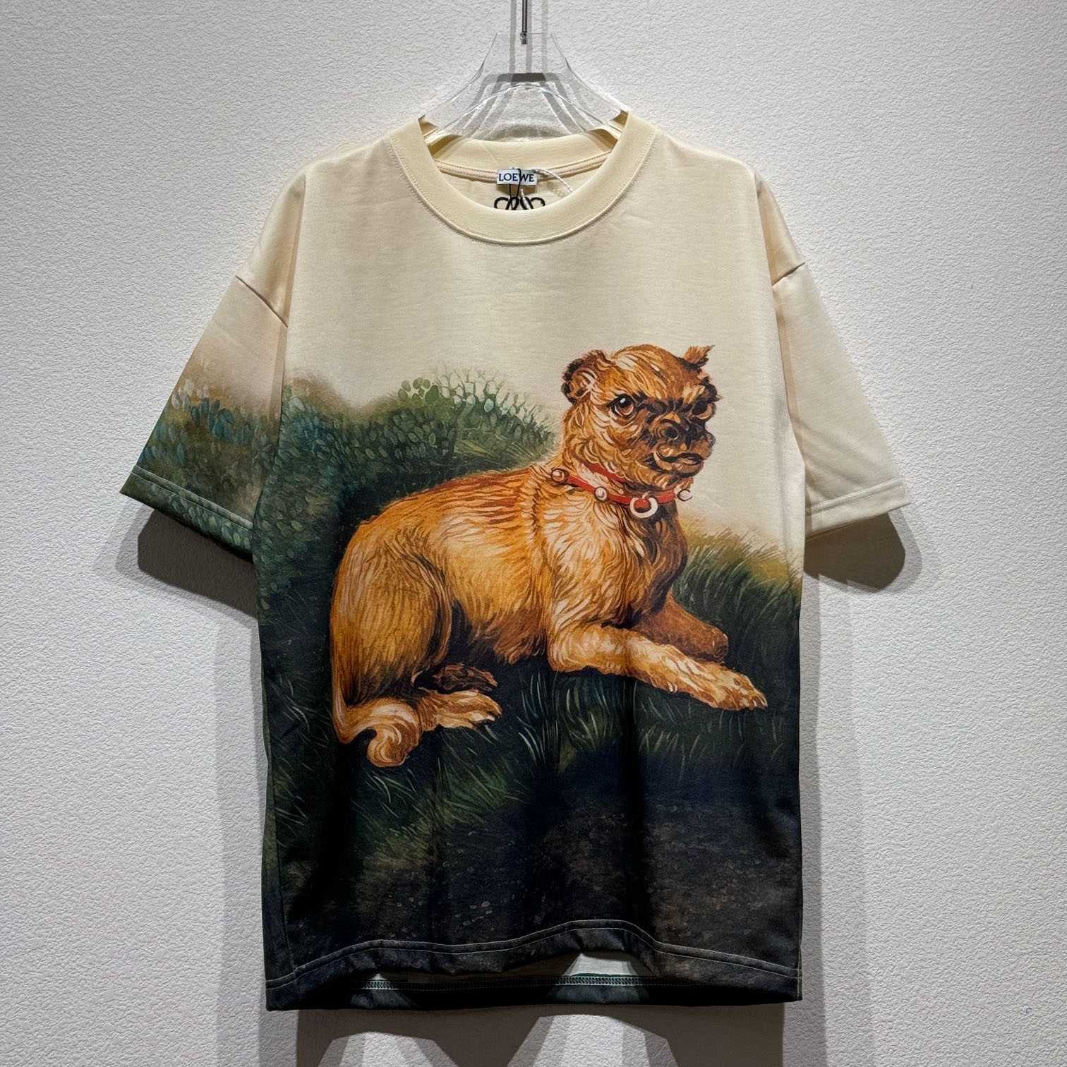 Loewe Brussels Griffon-print T-shirt - FashionPlug