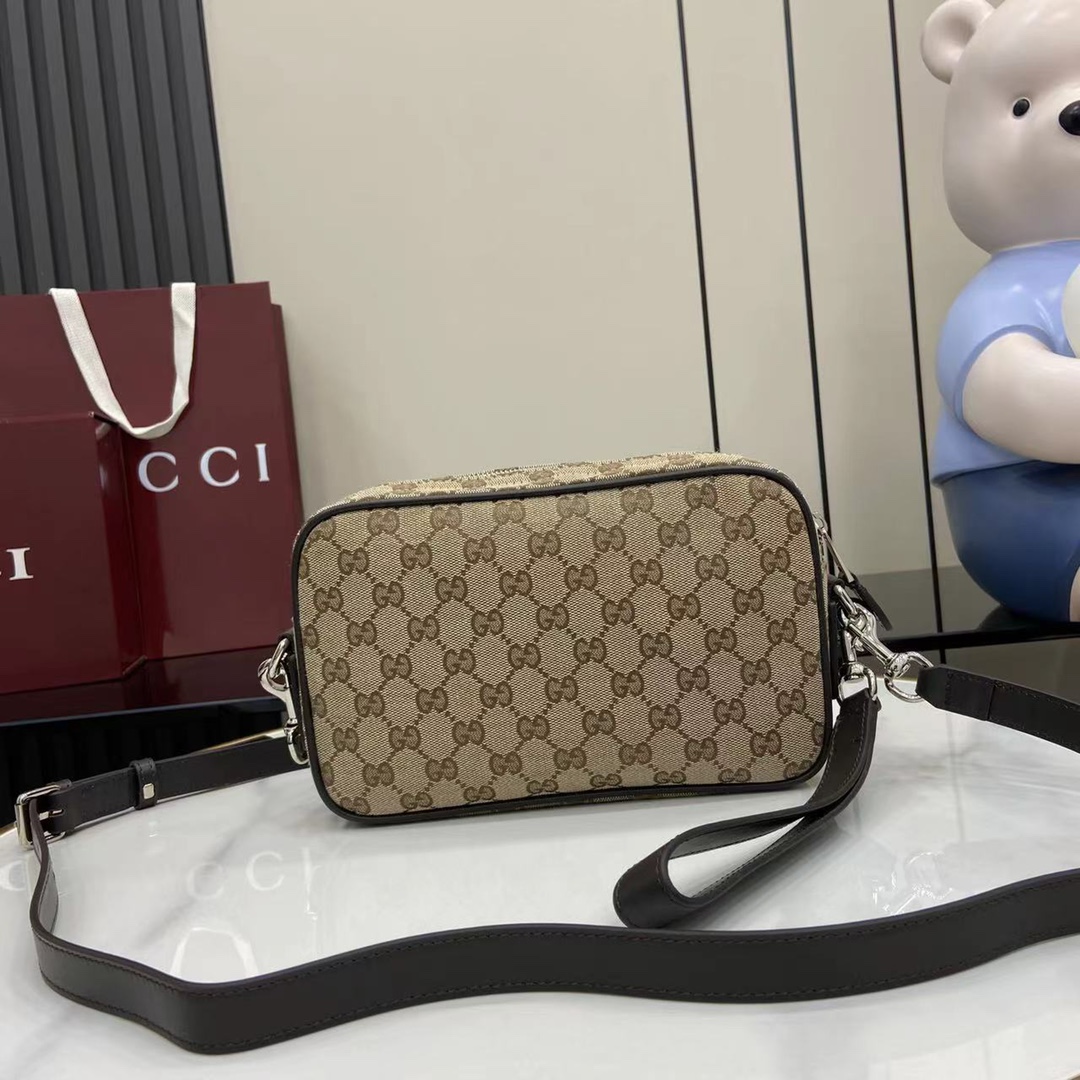 Gucci GG Canvas Small Crossbody Bag - FashionPlug
