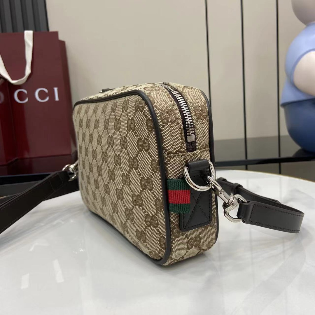 Gucci GG Canvas Small Crossbody Bag - FashionPlug