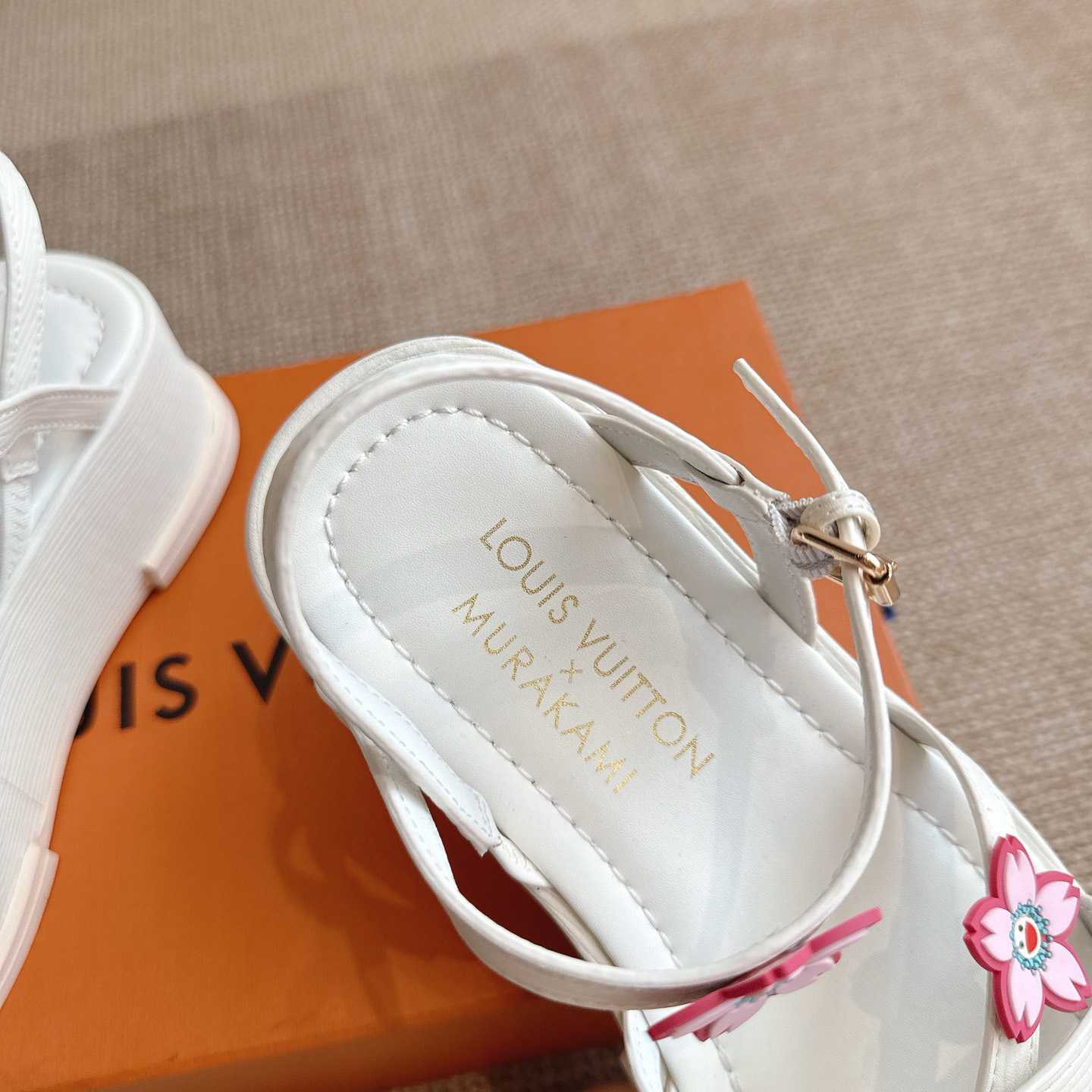 Louis Vuitton LV x TM Maya Platform Sandal - FashionPlug