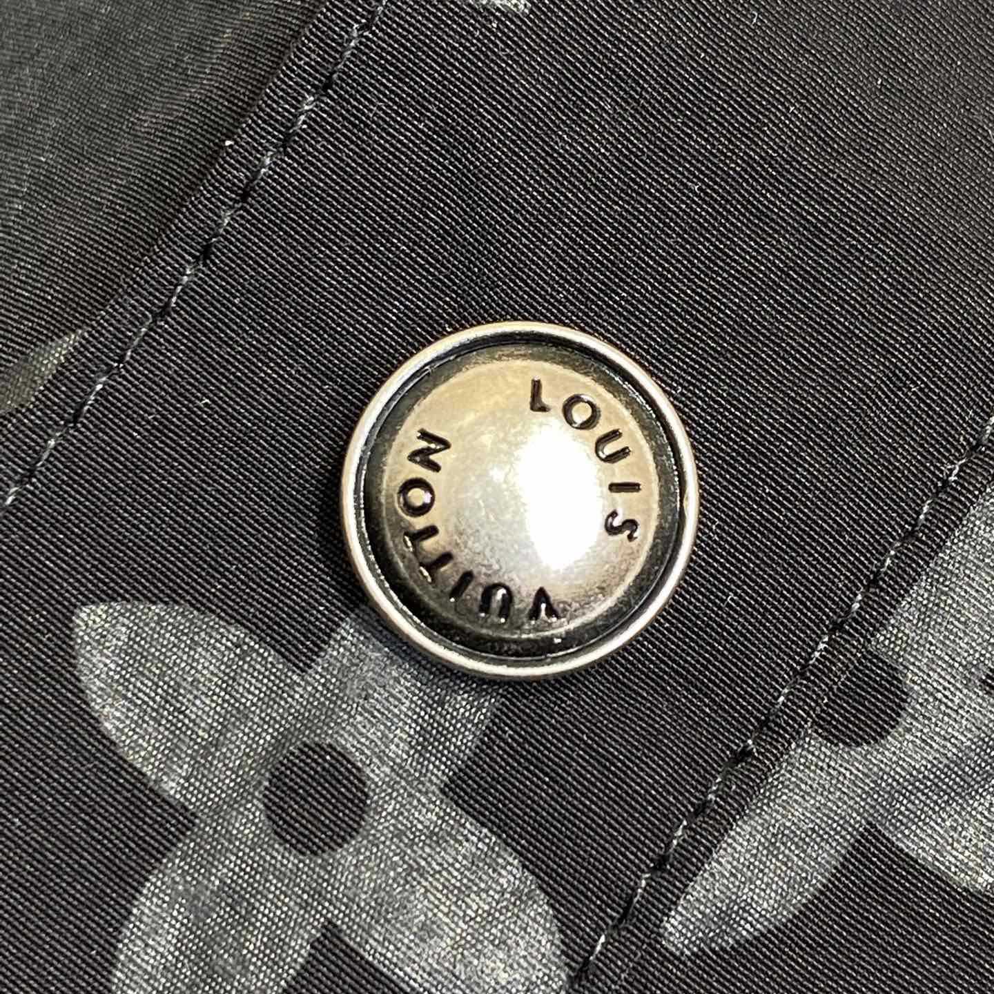 Louis Vuitton Monogram Moire Jacquard Silk Overshirt   1AGTGR - FashionPlug