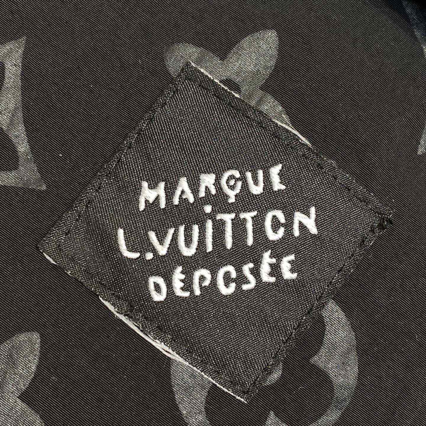 Louis Vuitton Monogram Moire Jacquard Silk Overshirt   1AGTGR - FashionPlug