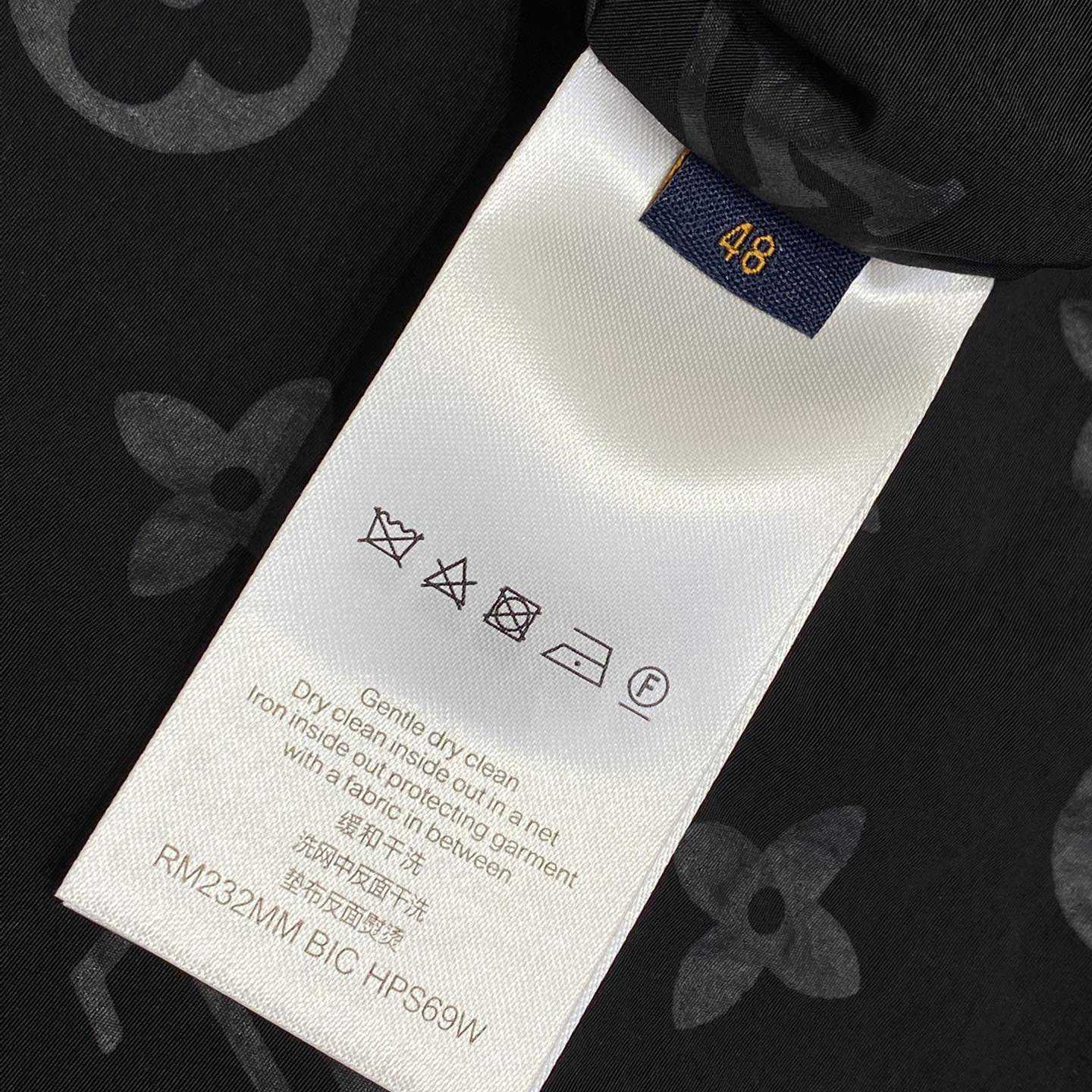 Louis Vuitton Monogram Moire Jacquard Silk Overshirt   1AGTGR - FashionPlug