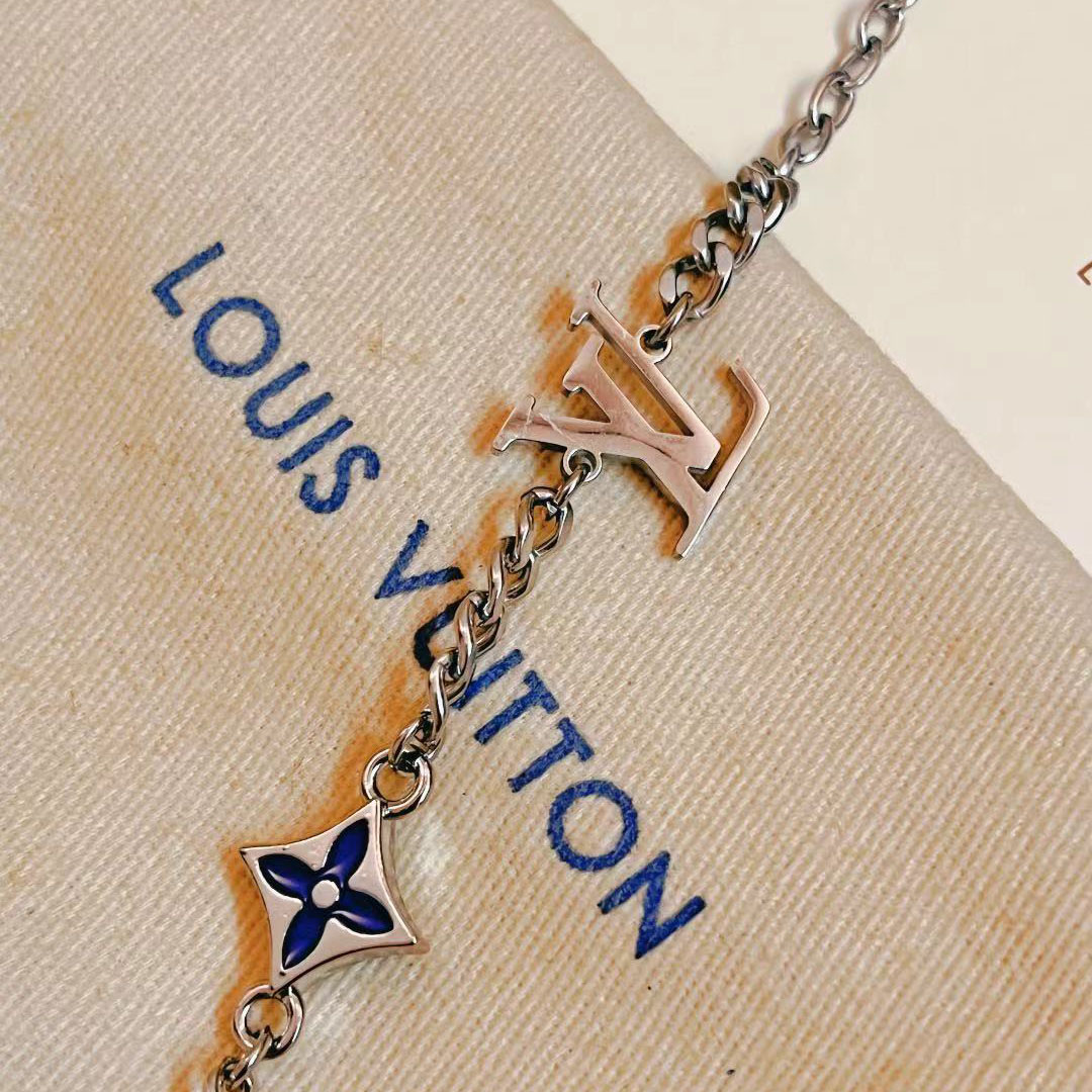 Louis Vuitton Monogram Row Bracelet  M1599A - FashionPlug