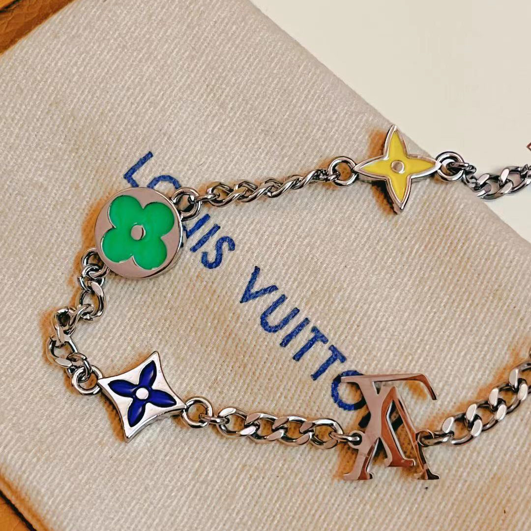 Louis Vuitton Monogram Row Bracelet  M1599A - FashionPlug