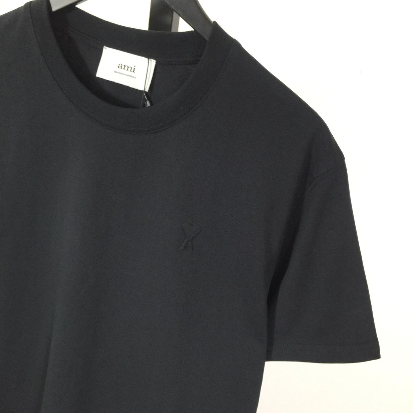 Ami Paris Cotton T-shirt - FashionPlug