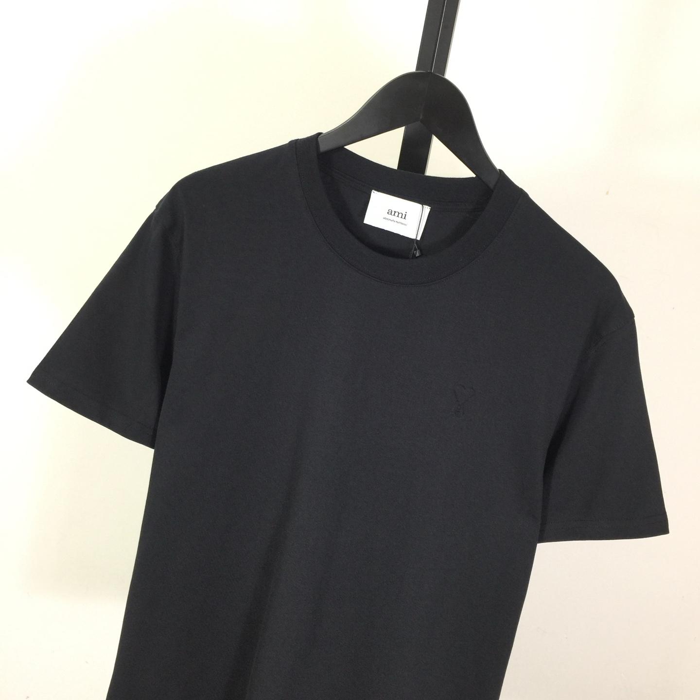 Ami Paris Cotton T-shirt - FashionPlug