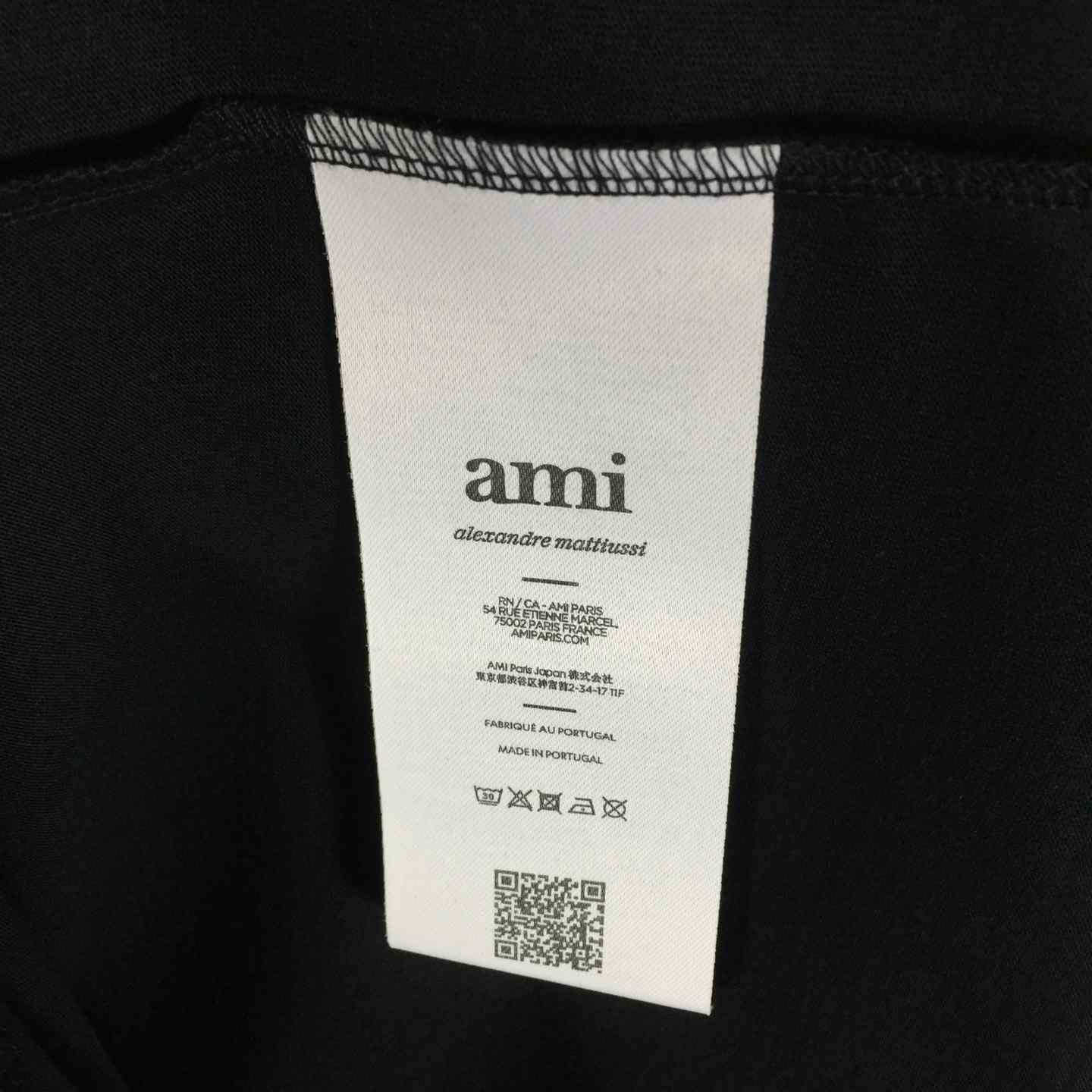 Ami Paris Cotton T-shirt - FashionPlug
