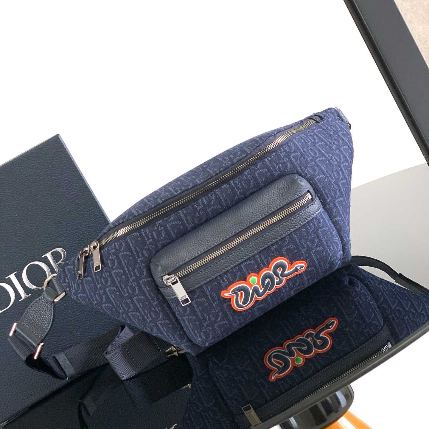 Dior And Kaws Rider 2.0 Belt Bag - FashionPlug