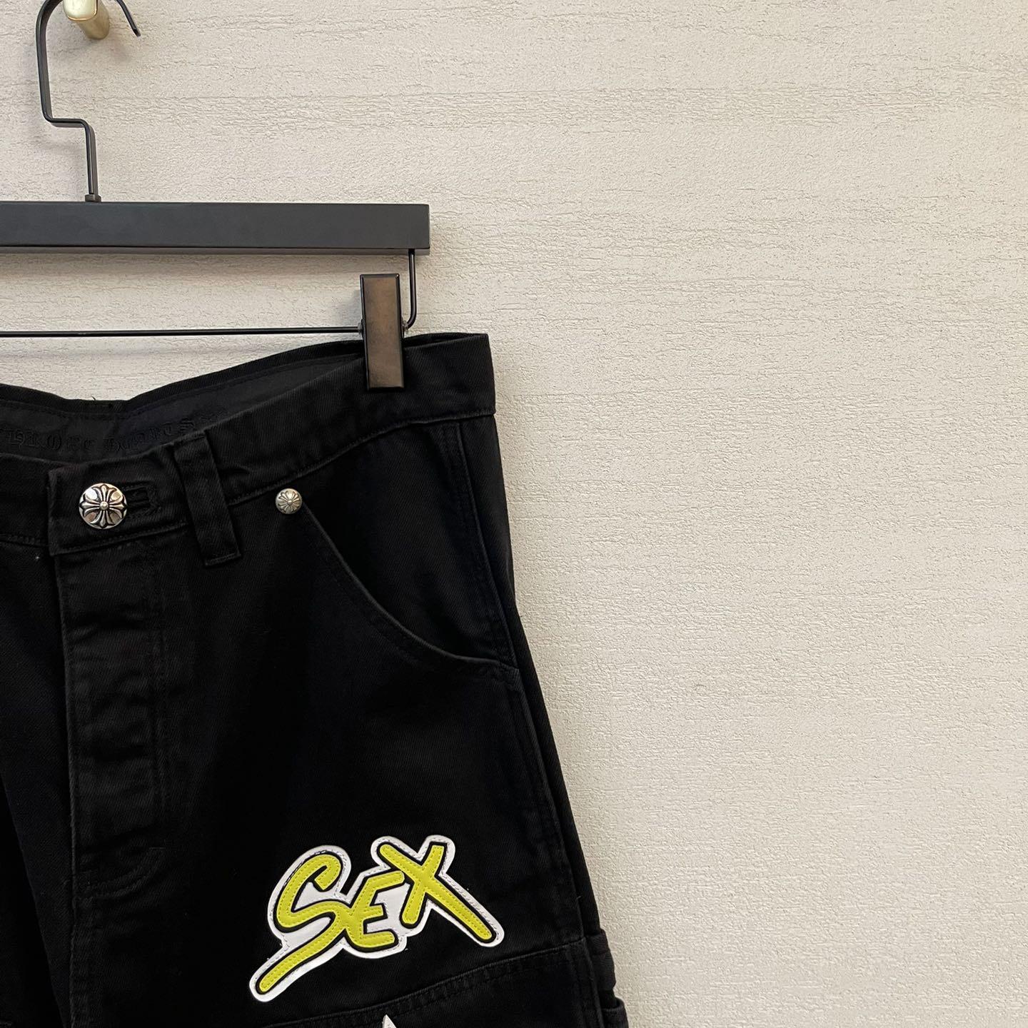 Chrome Hearts Matty Boy Sex Records Black Jean - FashionPlug