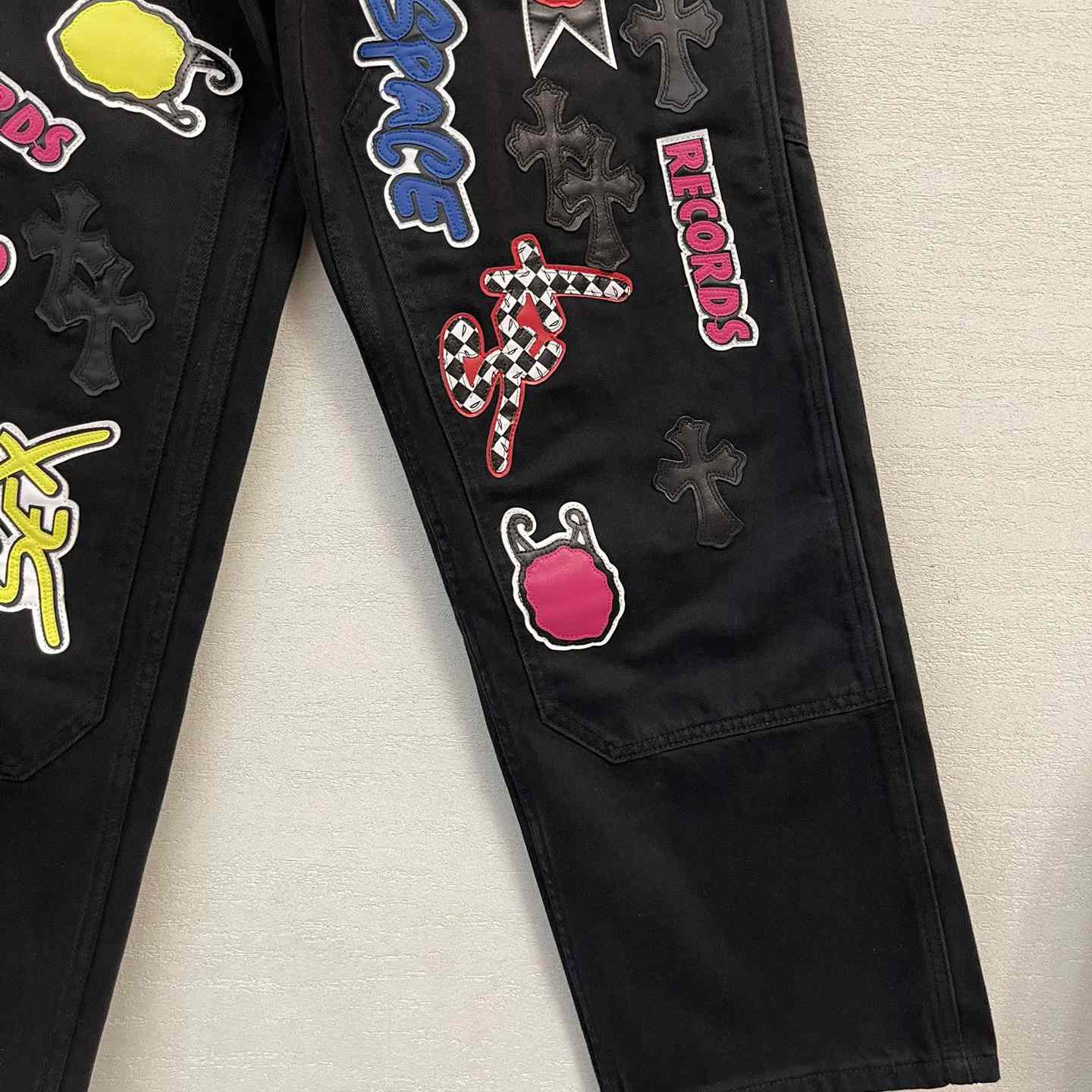 Chrome Hearts Matty Boy Sex Records Black Jean - FashionPlug