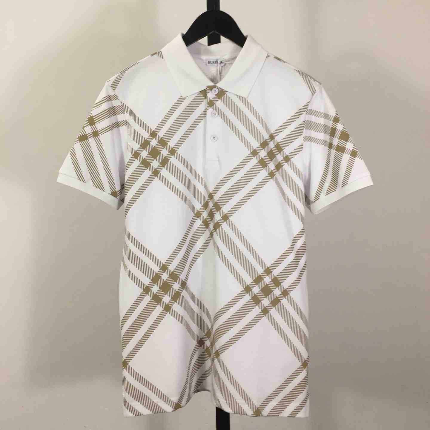 Cotton Check Polo Shirt - FashionPlug