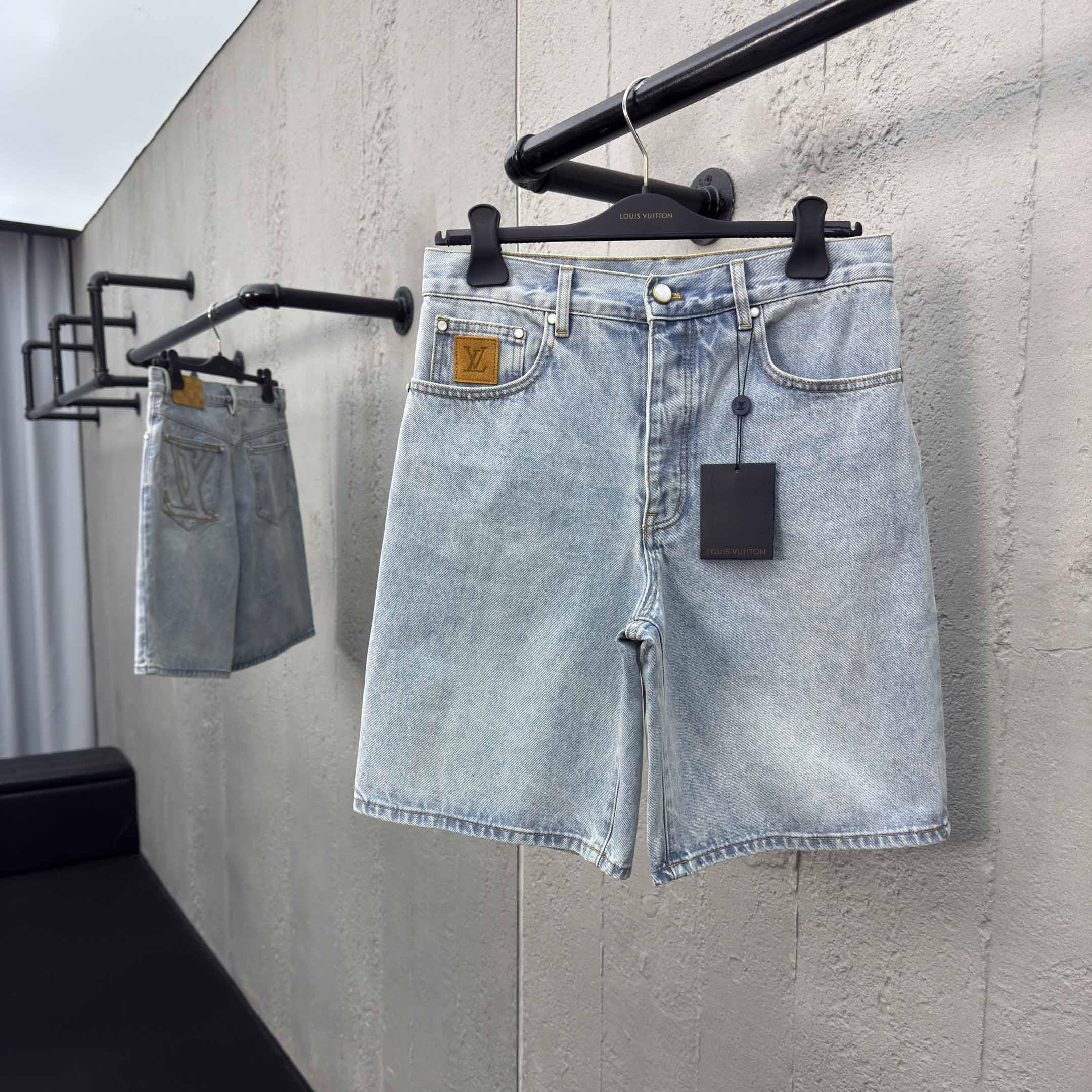 Louis Vuitton LV Denim Shorts    1AGTHT - FashionPlug