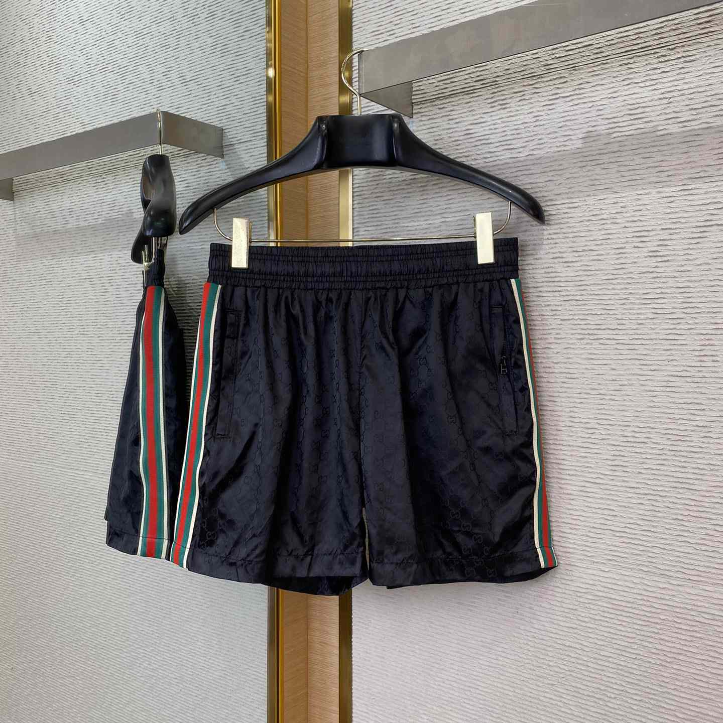 Gucci Gg Jacquard Nylon Swim Shorts - FashionPlug