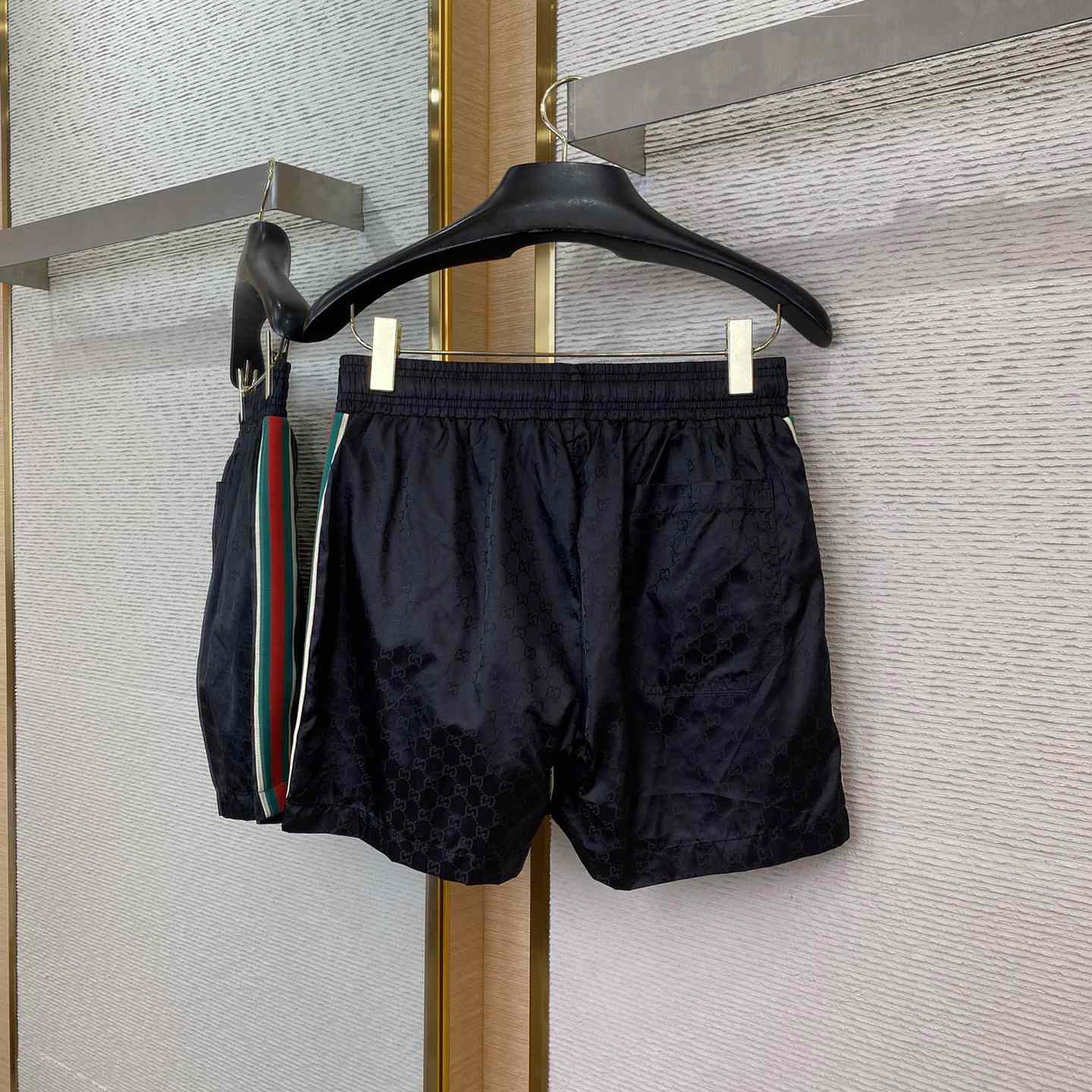 Gucci Gg Jacquard Nylon Swim Shorts - FashionPlug