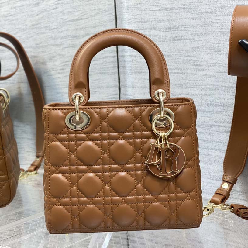 Dior Lady Dior Bag    20cm - FashionPlug