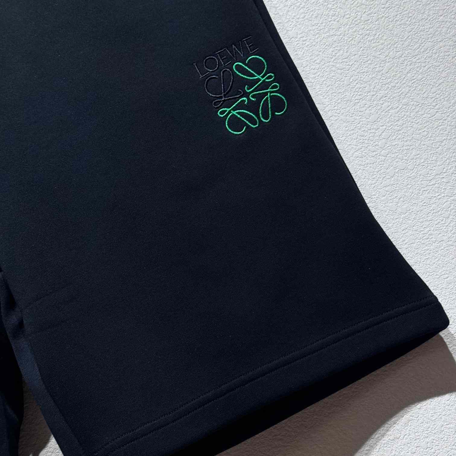 Loewe Anagram Cotton Short - FashionPlug