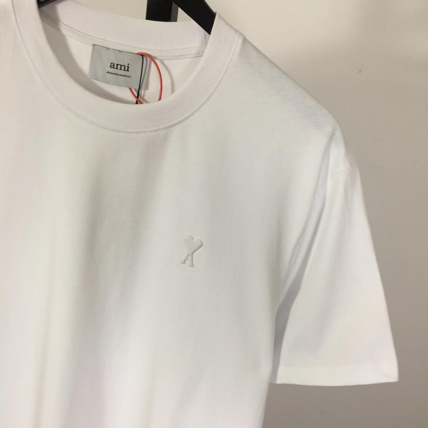 Ami Paris Cotton T-shirt - FashionPlug