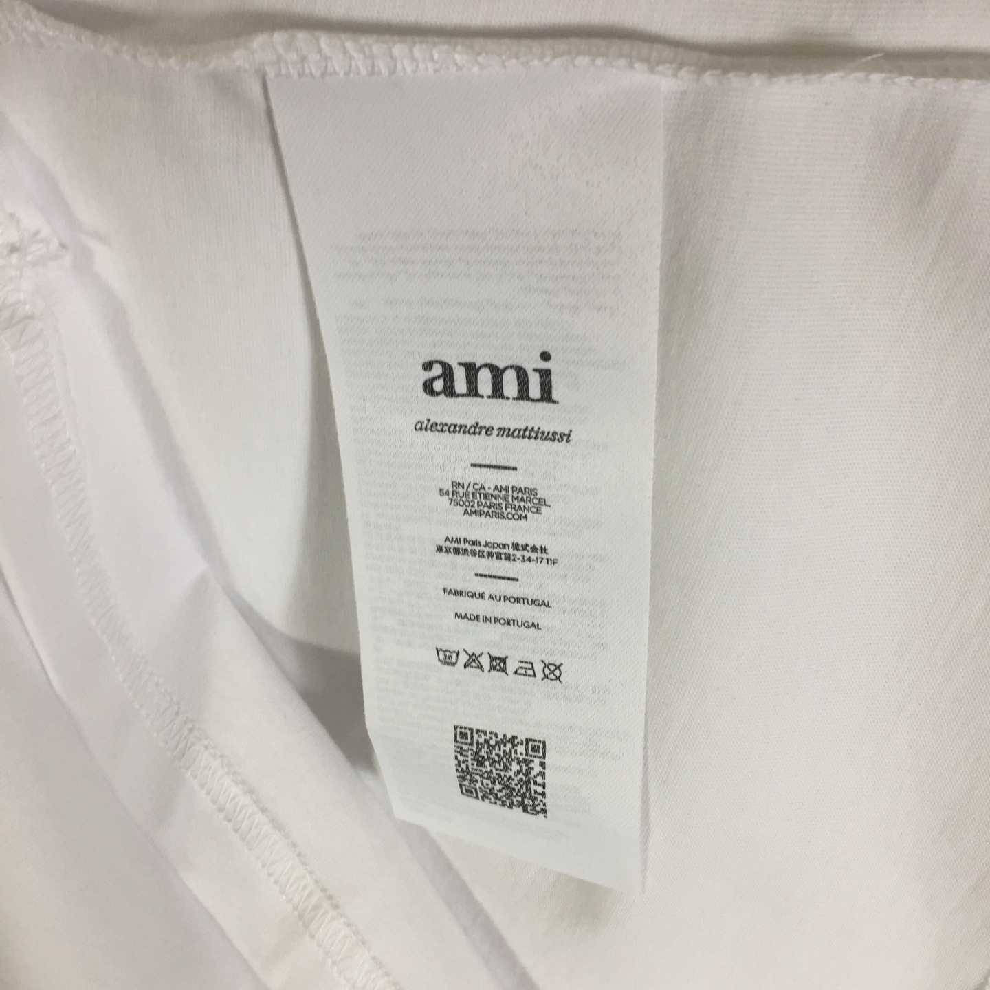 Ami Paris Cotton T-shirt - FashionPlug
