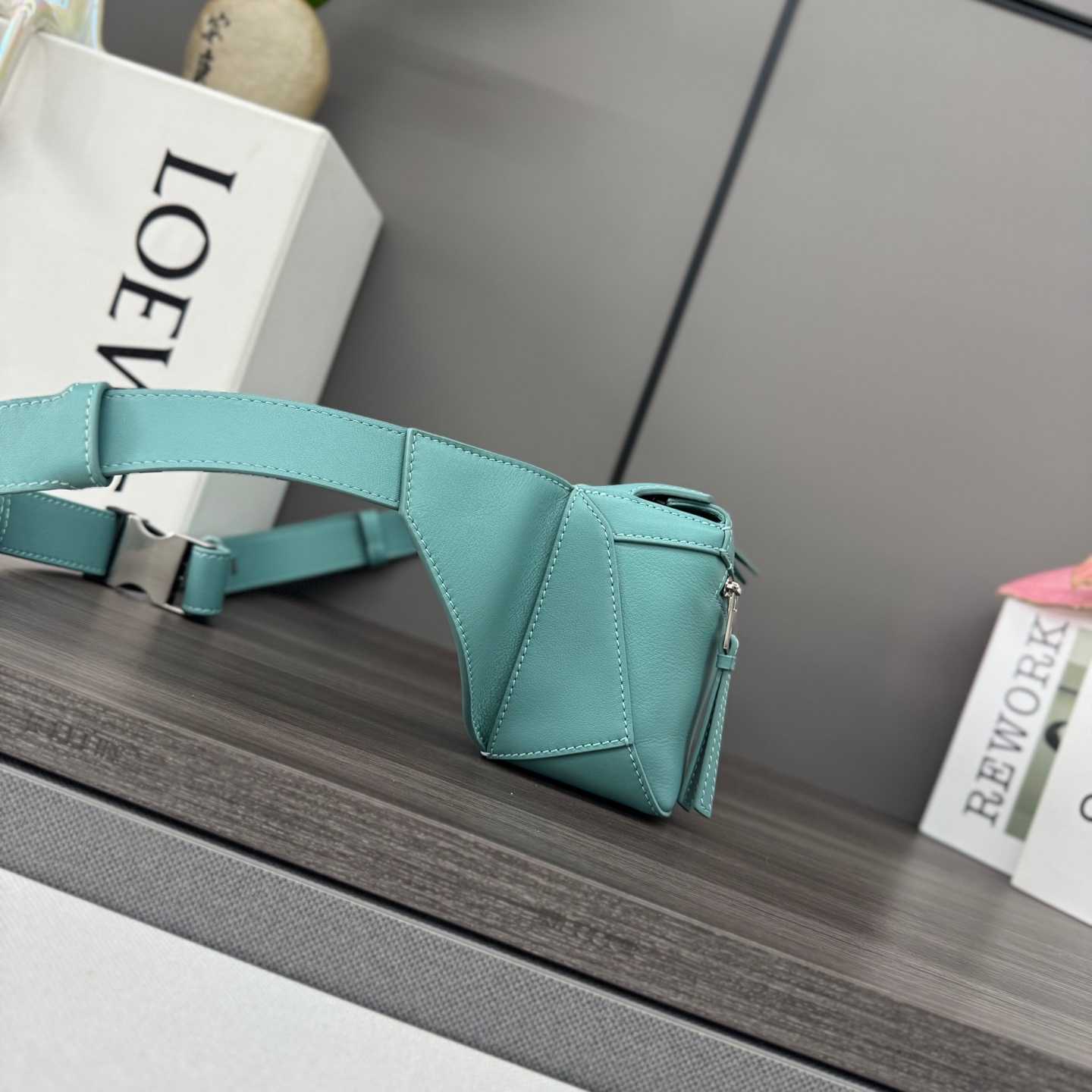 Loewe Mini Puzzle Bumbag In Classic Calfskin - FashionPlug
