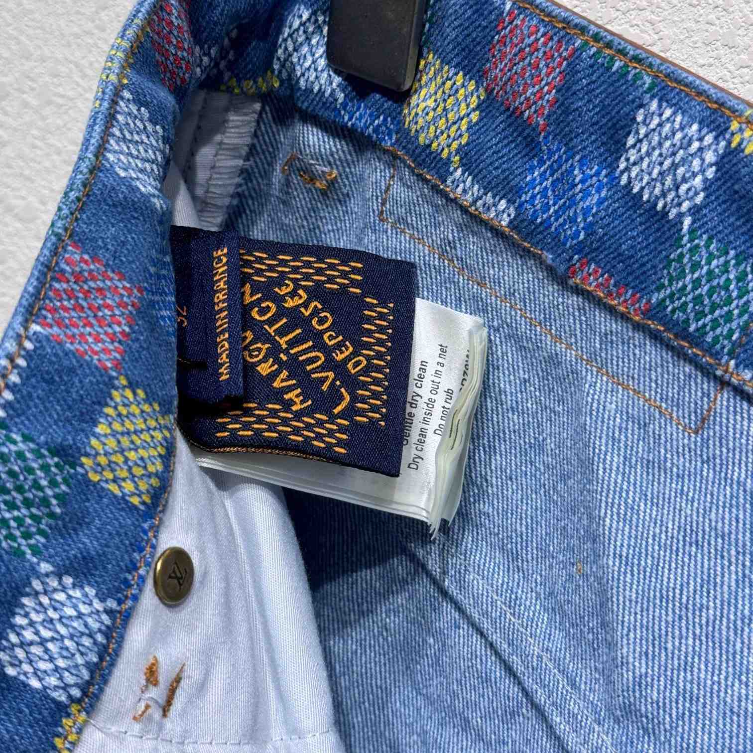 Louis Vuitton Damier Denim Shorts - FashionPlug
