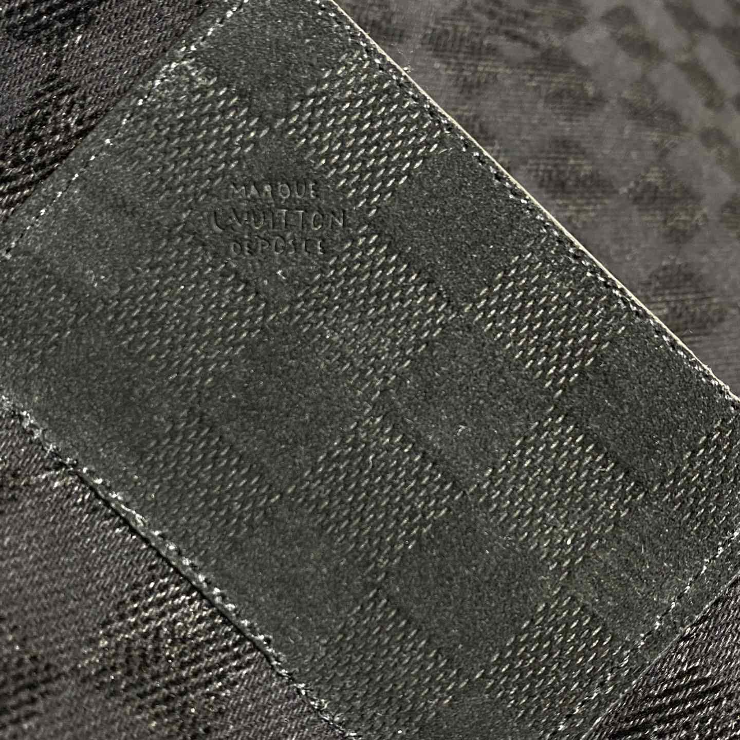 Louis Vuitton Flocked Damier Denim Wide-Leg Pants   1AHBKQ - FashionPlug