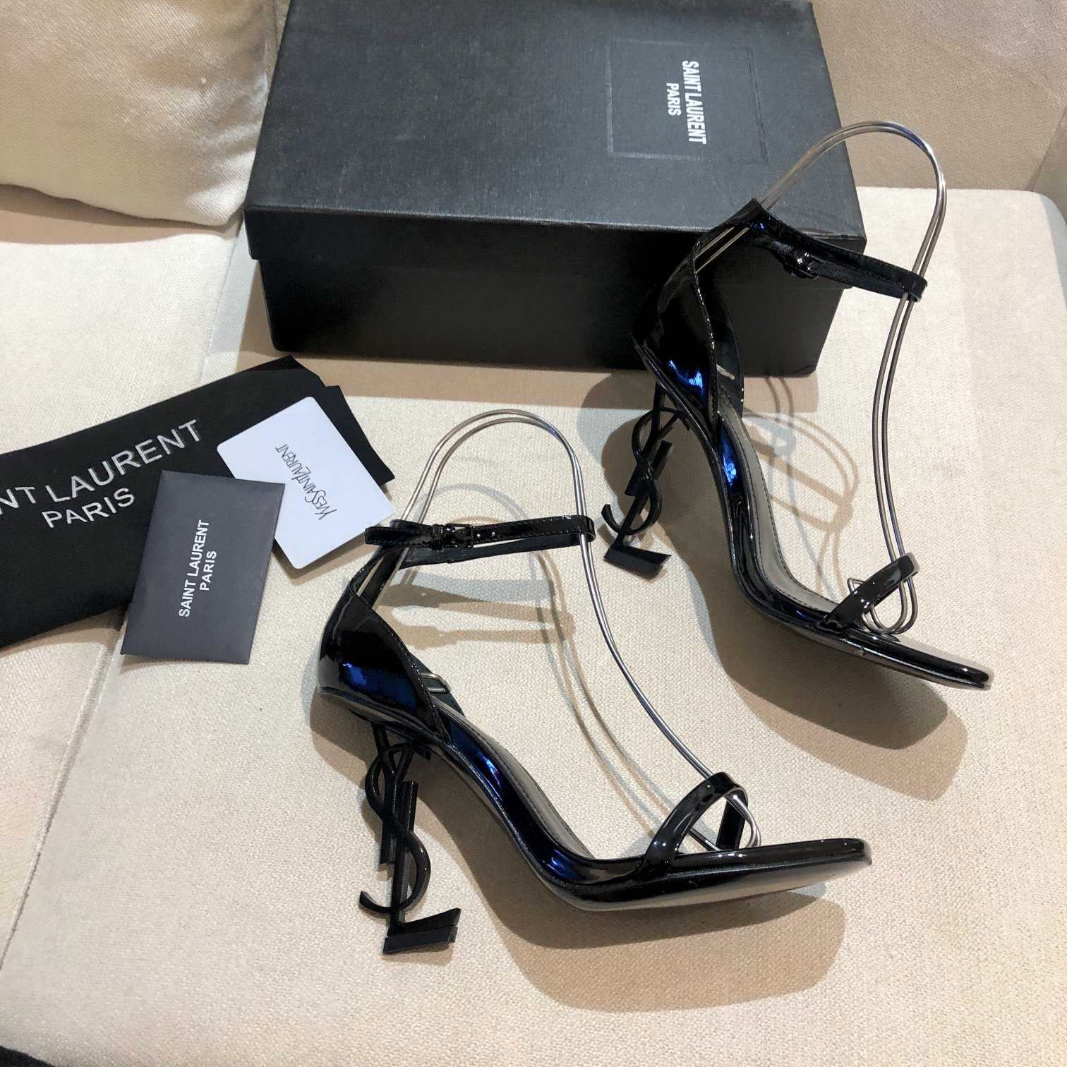Saint Laurent 110mm Opyum Sandals - FashionPlug