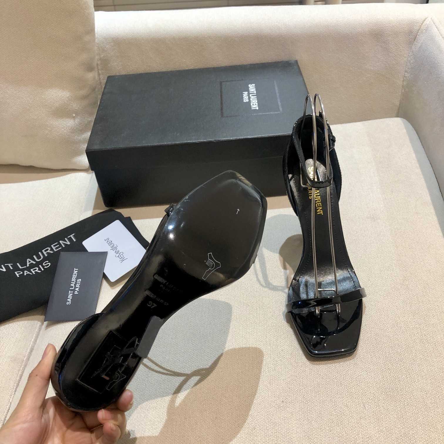 Saint Laurent 110mm Opyum Sandals - FashionPlug