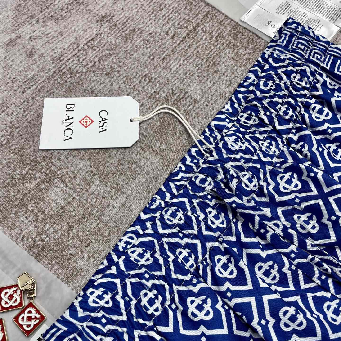 Casablanca Logo-monogrammed Dégradé Silk Trousers  CA3529 - FashionPlug