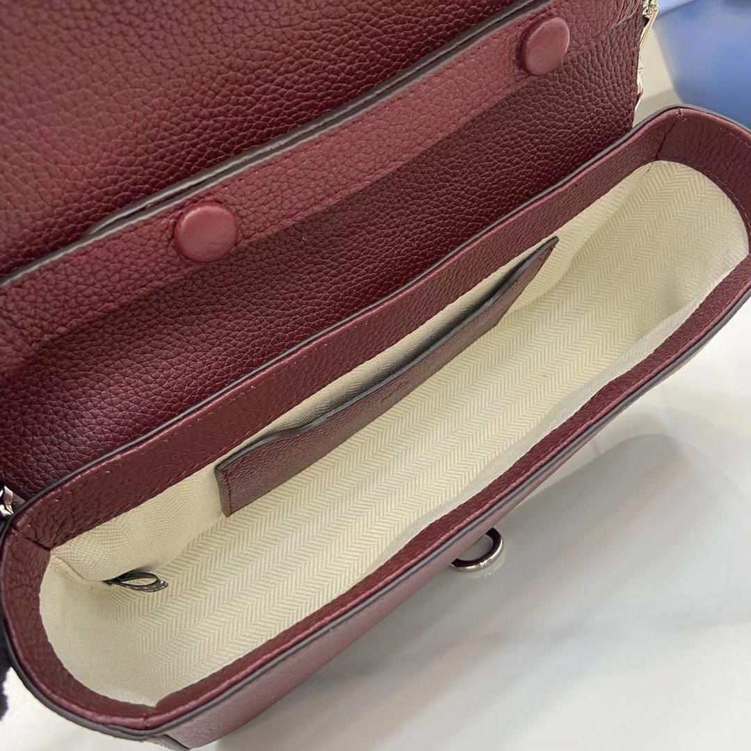 Gucci Small Crossbody Bag With Hook Closure - FashionPlug