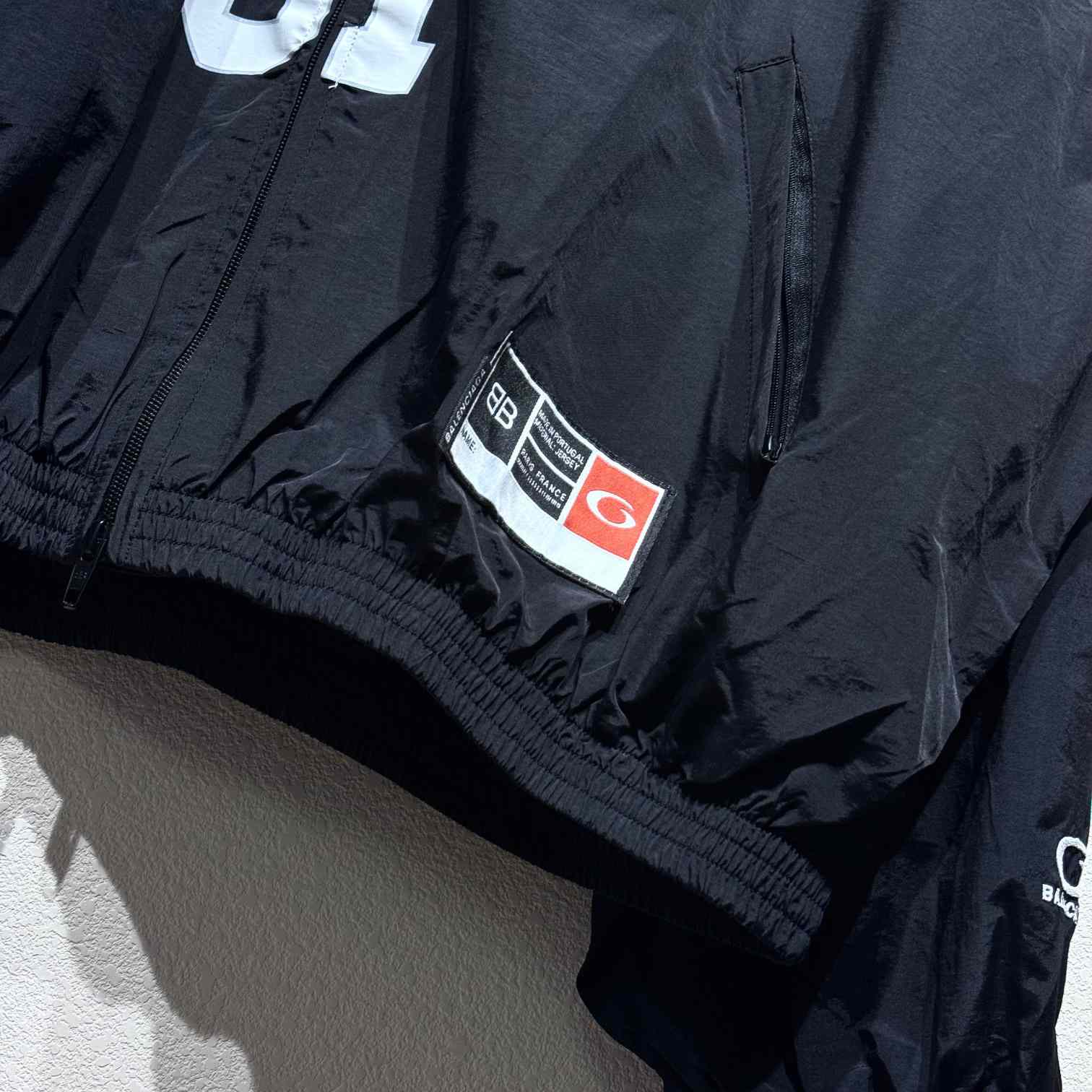 Balenciaga Basketball Series - Tracksuit Jacket In Black - FashionPlug