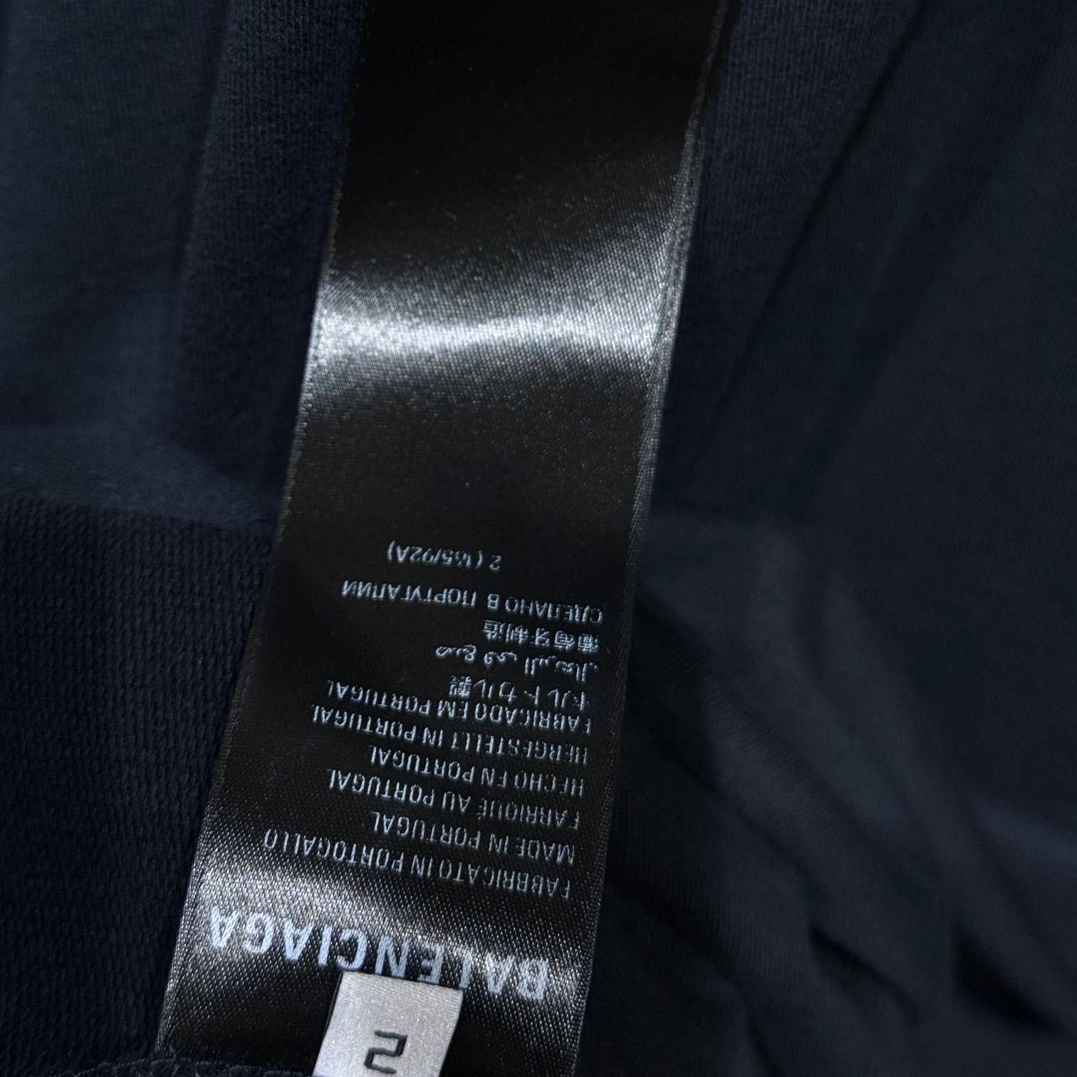 Balenciaga Unity Sport Long Sleeve Shirt Collar Polo In Faded Black - FashionPlug