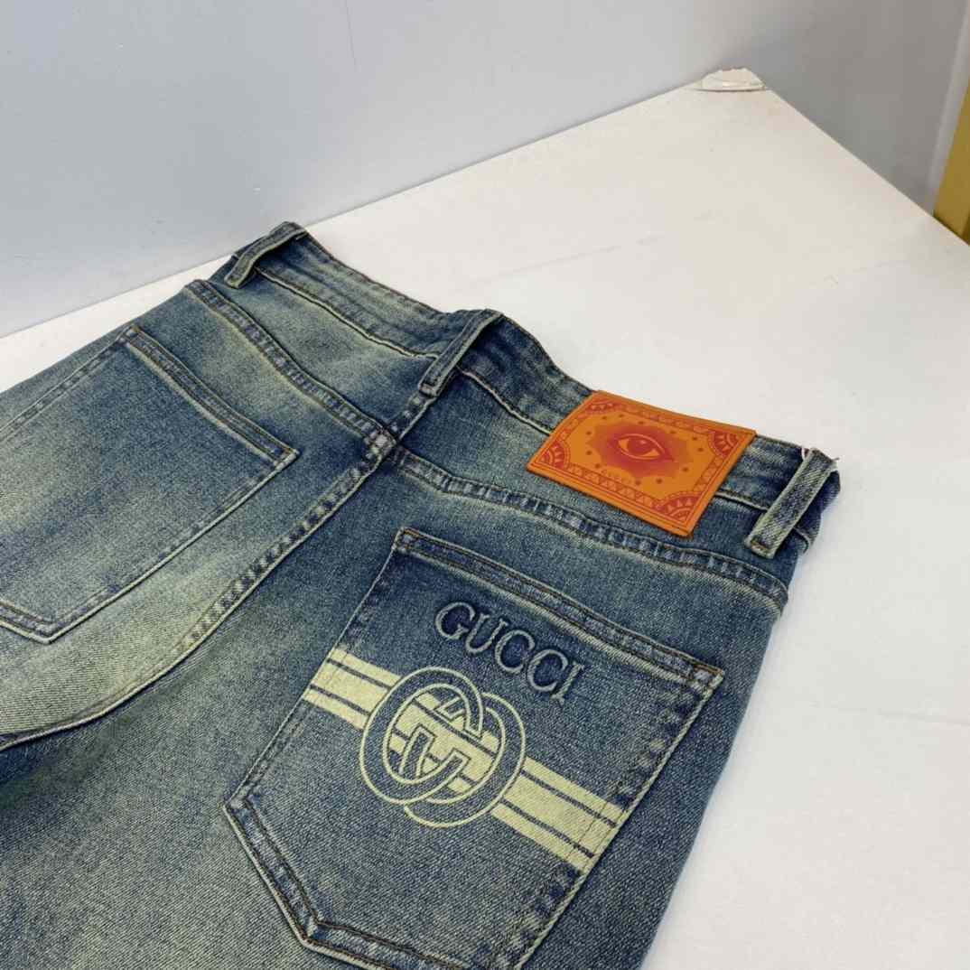 Gucci GG Denim Jeans - FashionPlug