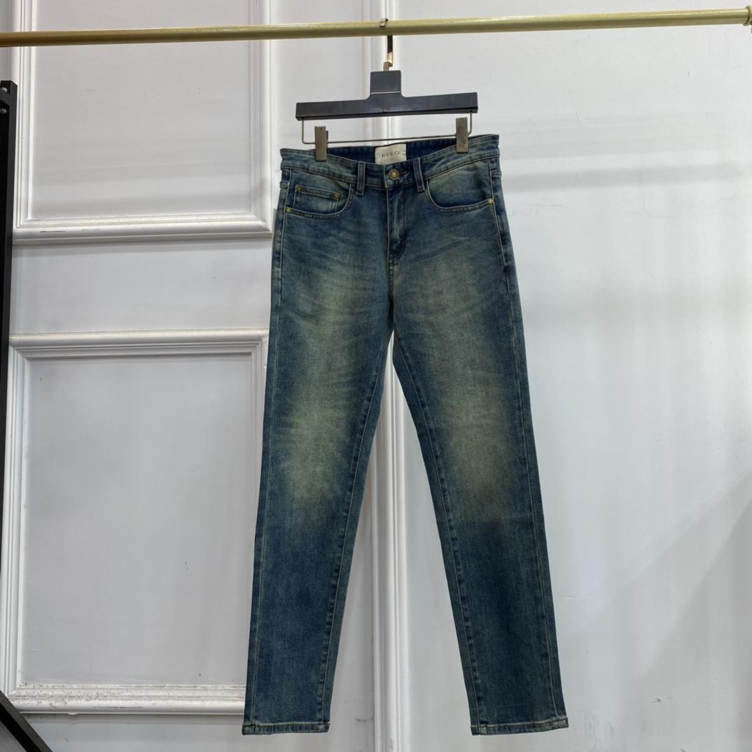 Gucci GG Denim Jeans - FashionPlug