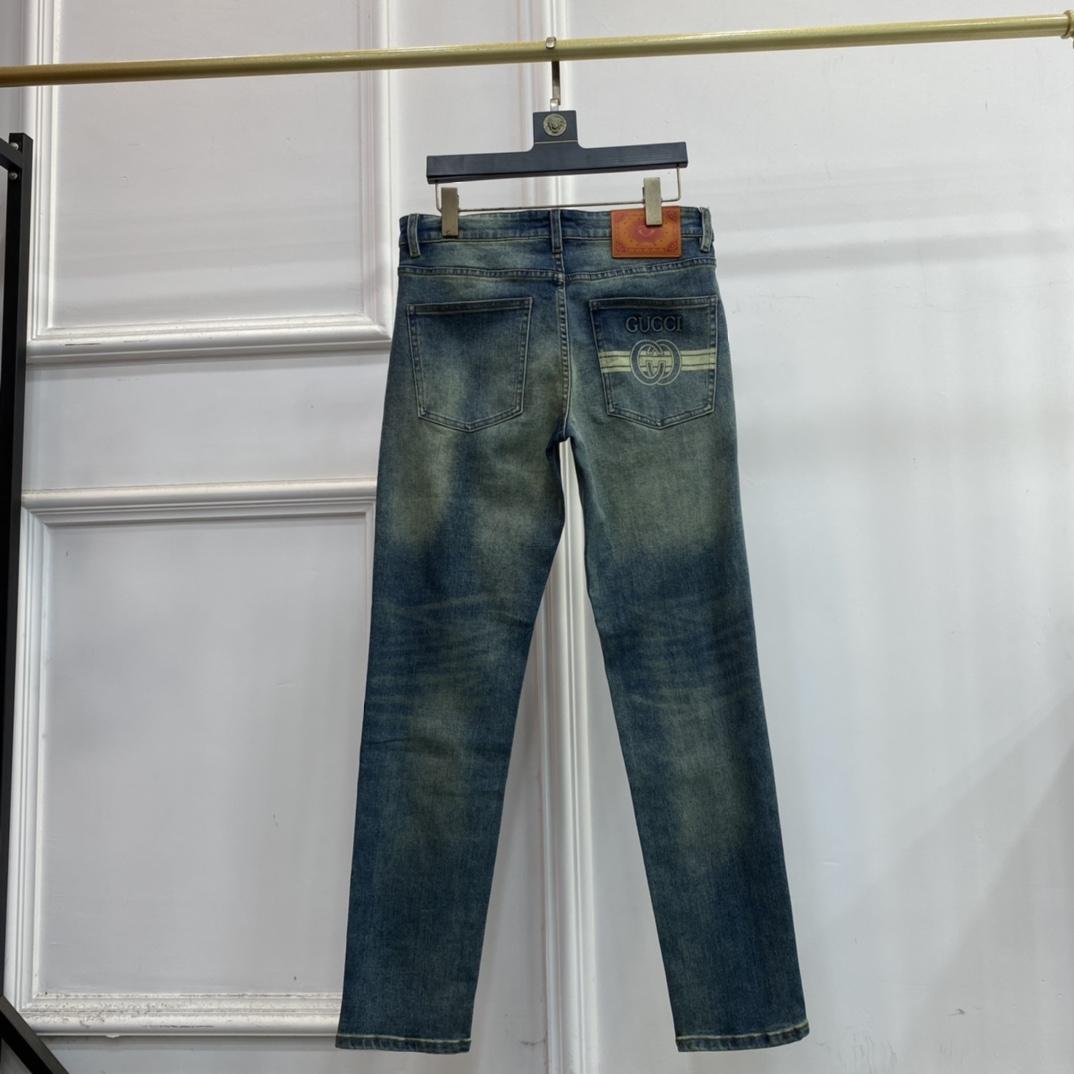Gucci GG Denim Jeans - FashionPlug
