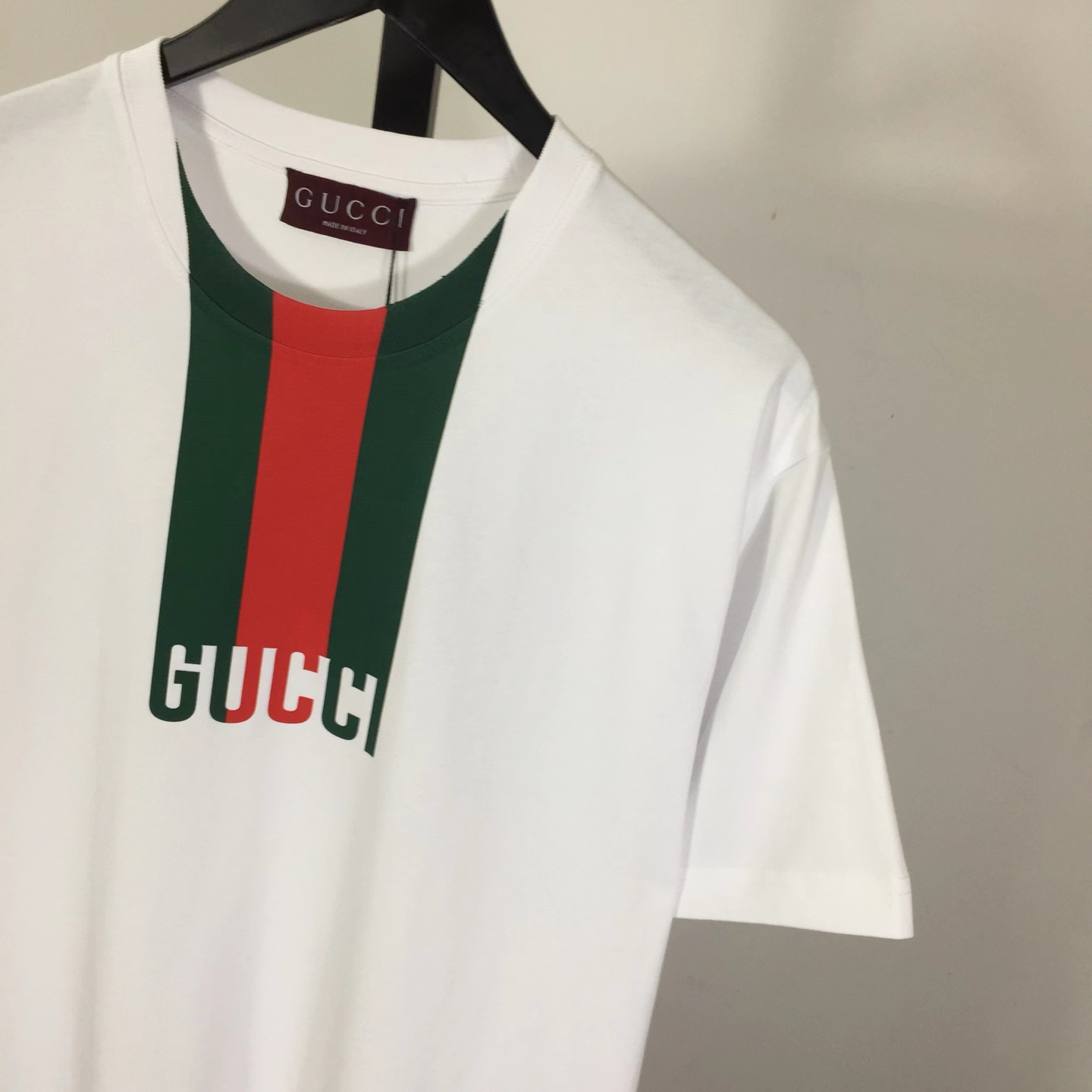 Gucci Web-detail T-shirt - FashionPlug