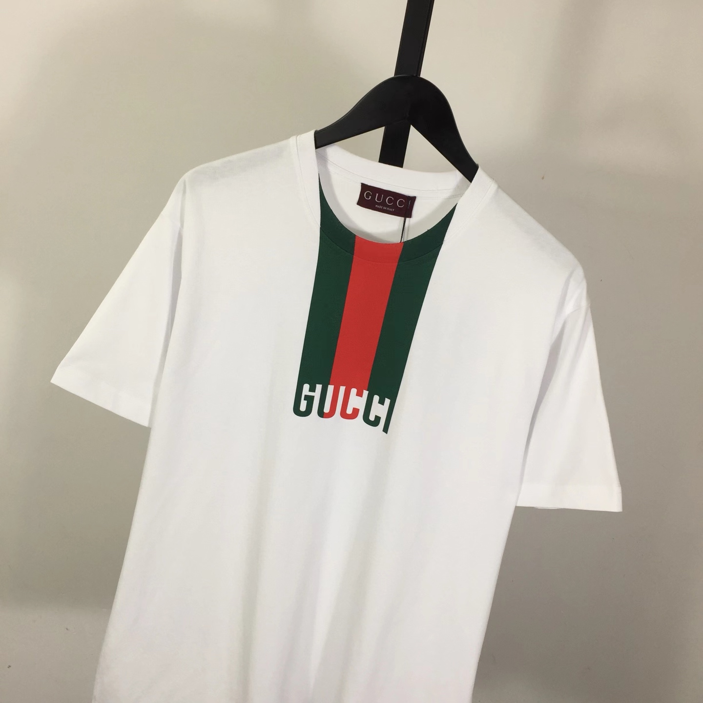 Gucci Web-detail T-shirt - FashionPlug