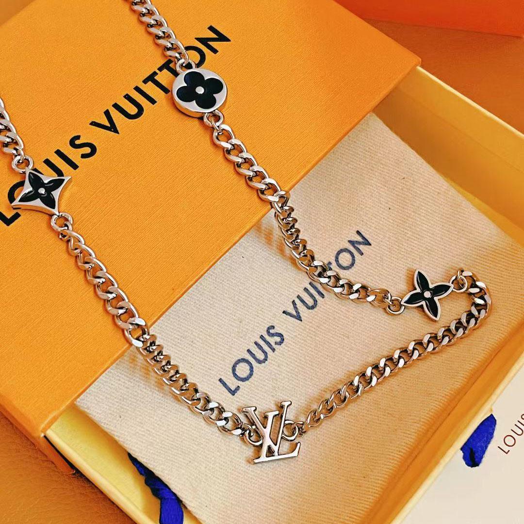 Louis Vuitton LV Spike Charms Necklace  M01717 - FashionPlug