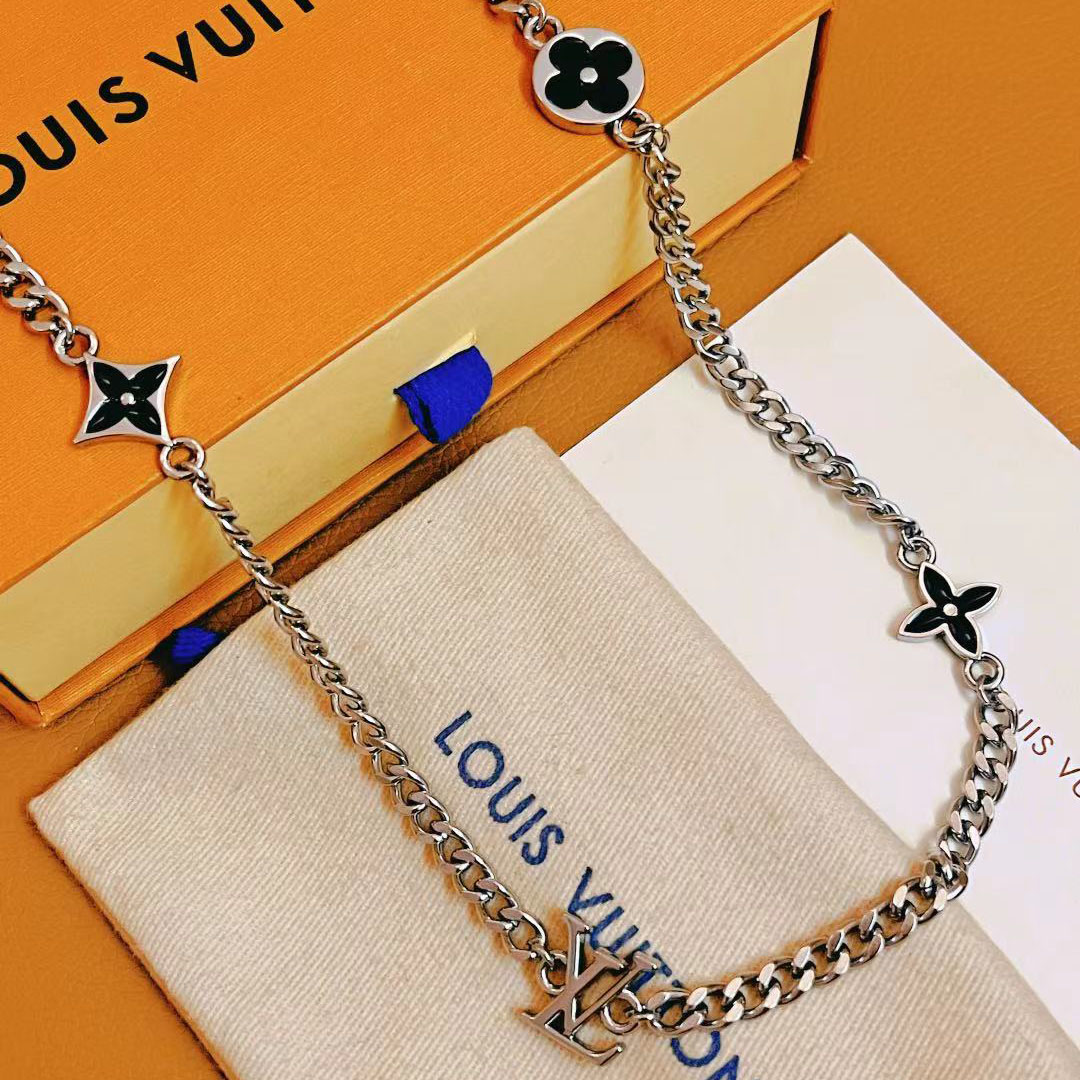 Louis Vuitton LV Spike Charms Necklace  M01717 - FashionPlug