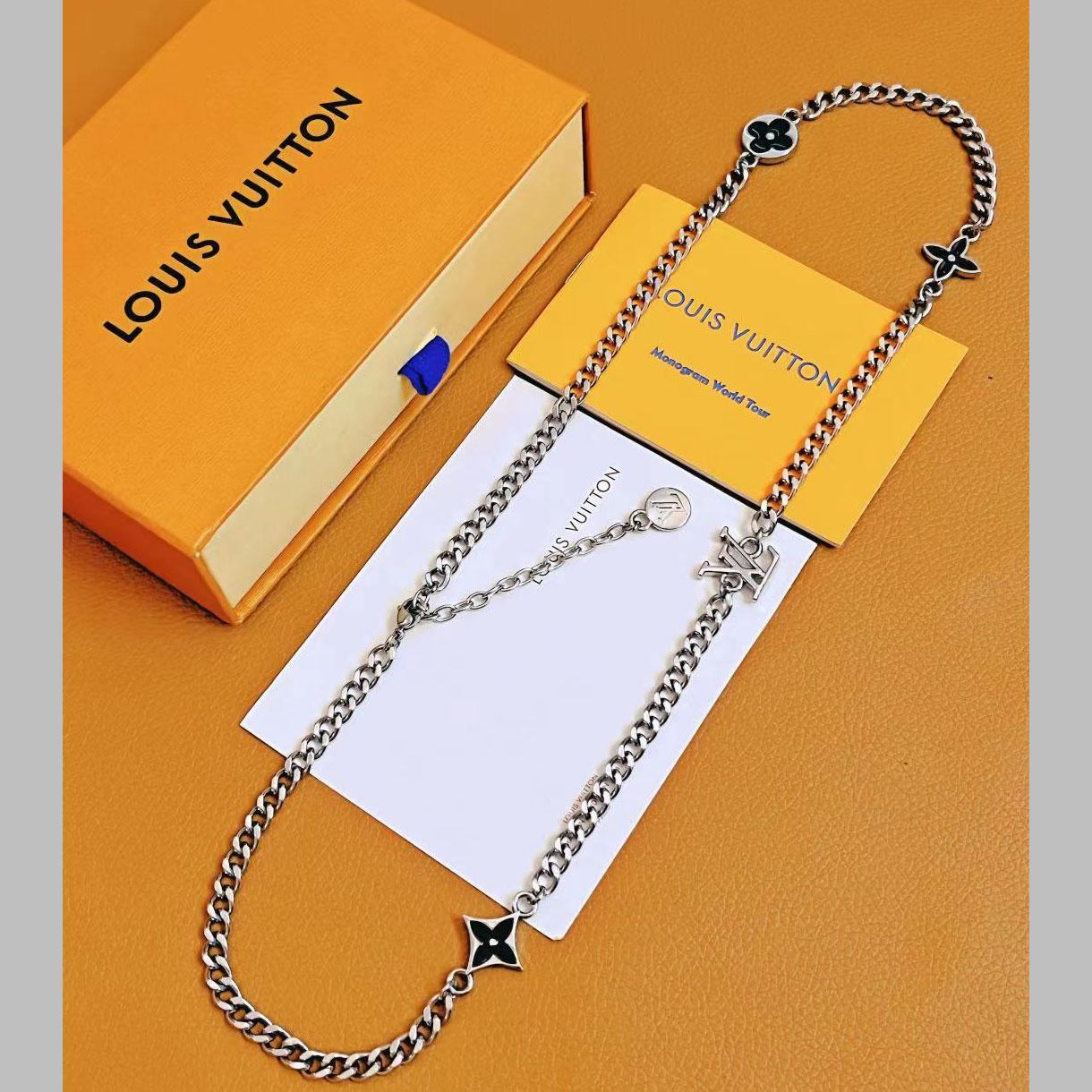 Louis Vuitton LV Spike Charms Necklace  M01717 - FashionPlug