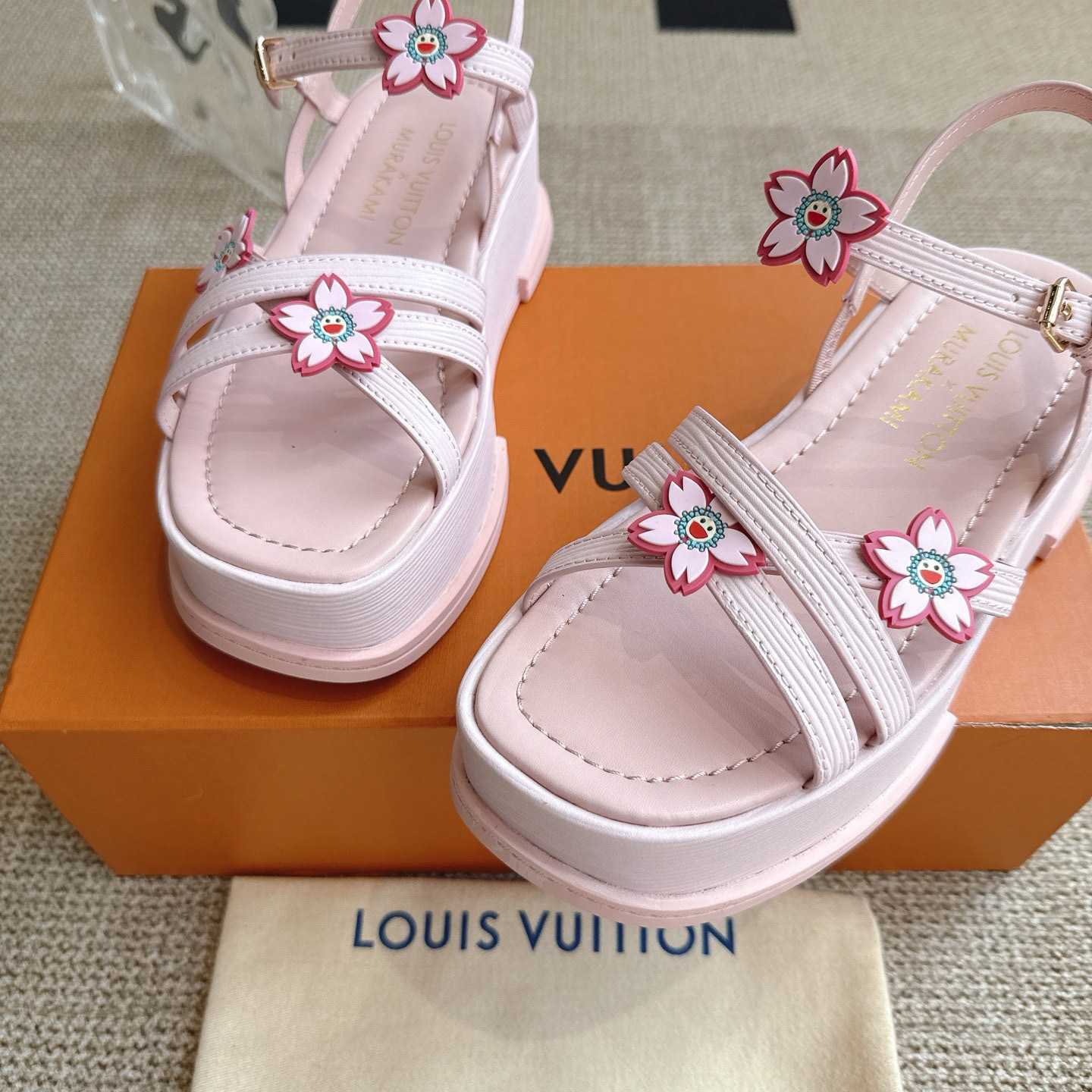 Louis Vuitton LV x TM Maya Platform Sandal  1AGWO2 - FashionPlug