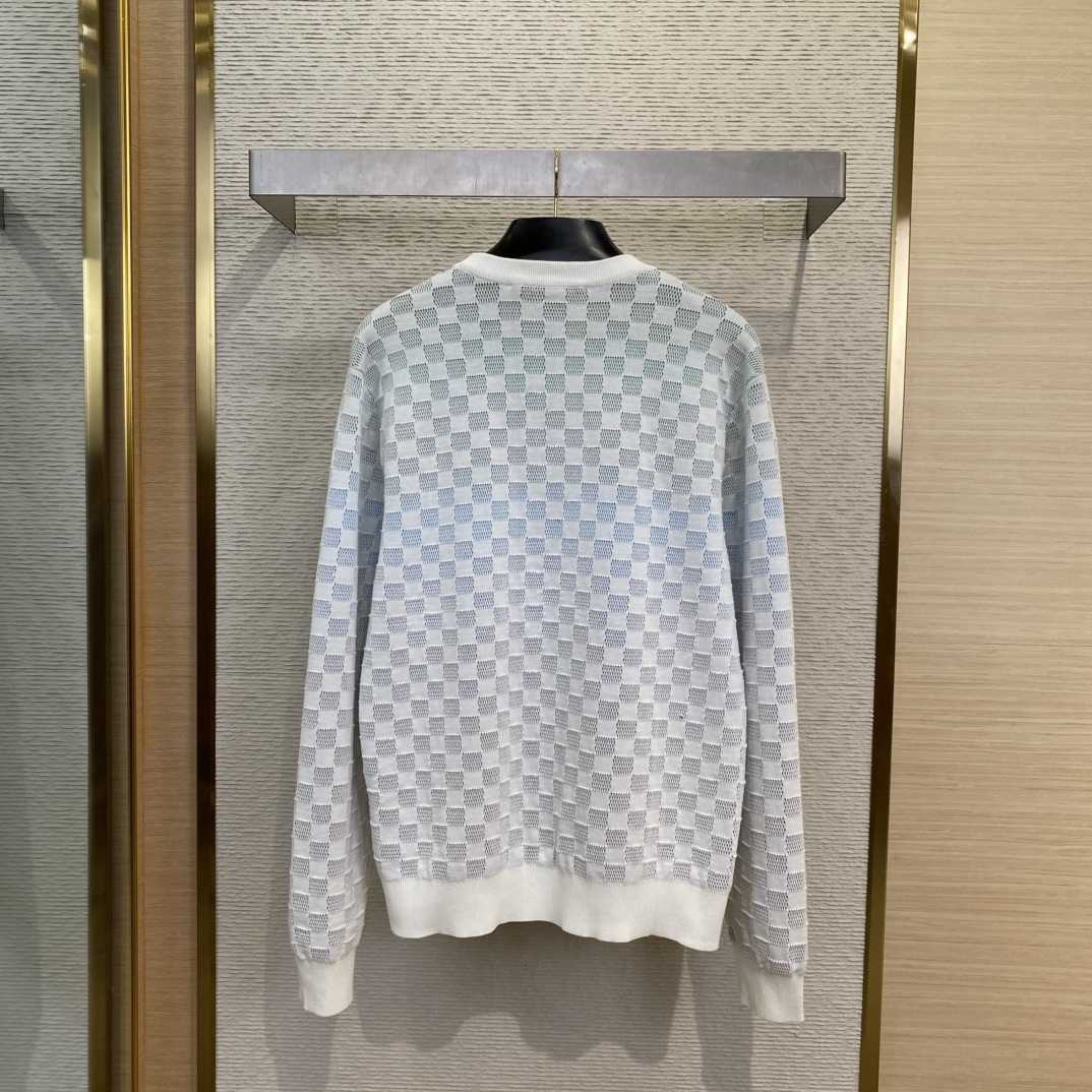 Louis Vuitton Damier Gradient Jacquard Pullover   1AGTL0 - FashionPlug