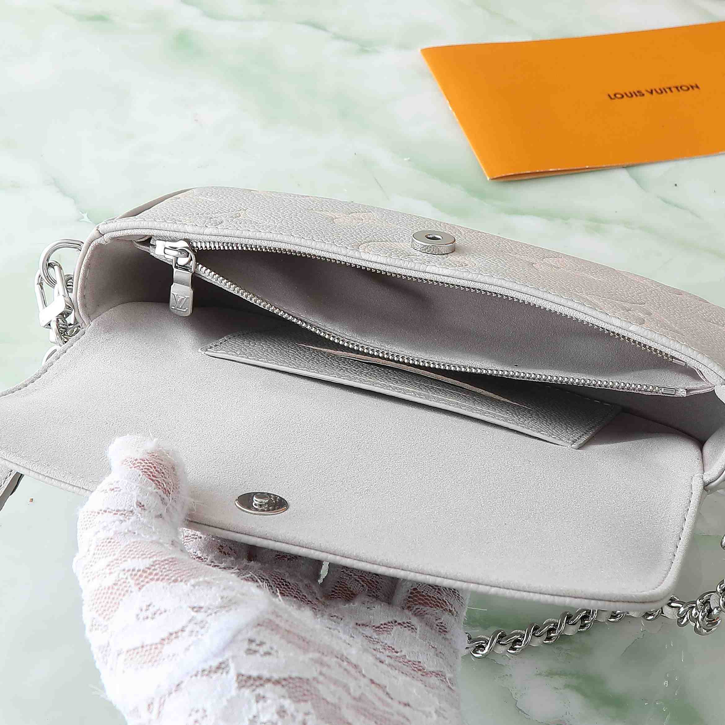 Louis Vuitton Wallet on Chain Ivy    M14225 - FashionPlug