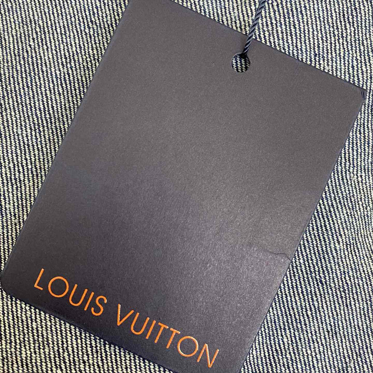 Louis Vuitton Embroidered Damier Denim Shorts  1AFVO5 - FashionPlug