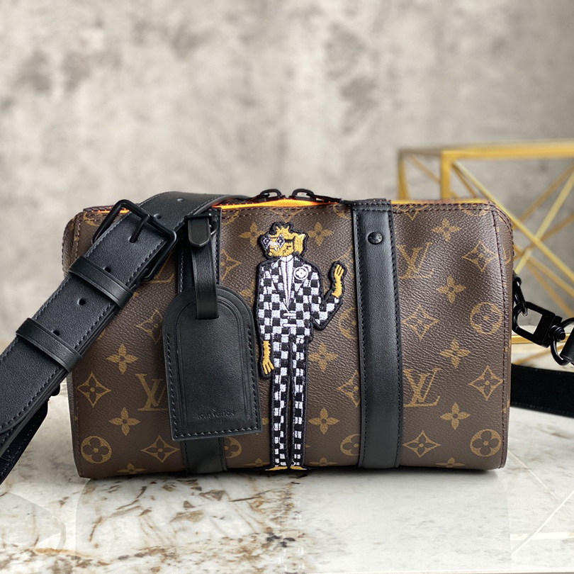 Louis Vuitton Pre-Owned Monogram LV Friends City Keepall Shoulder Bag （20*10*5cm）  M45652 - FashionPlug
