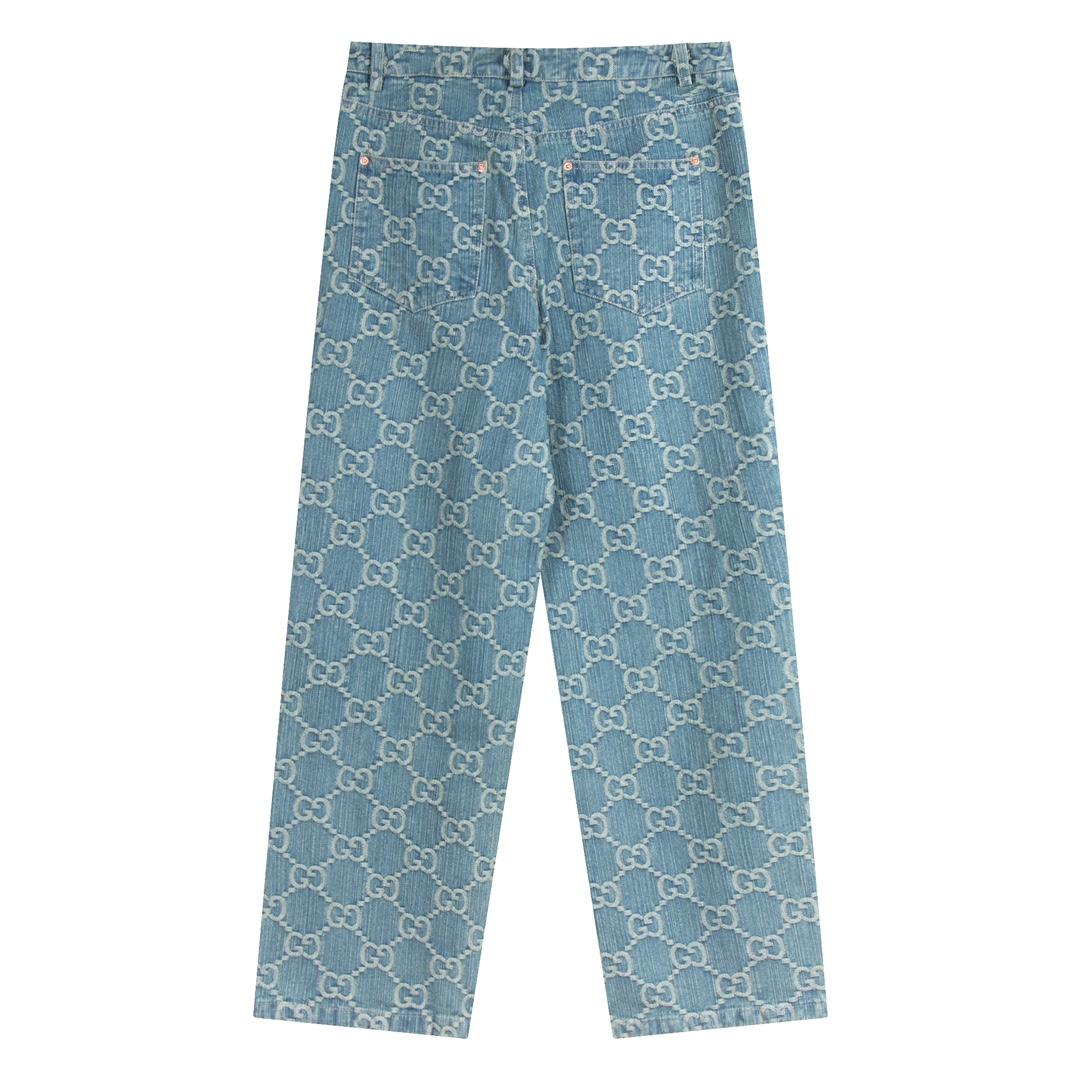 Gucci GG Denim Jeans - FashionPlug