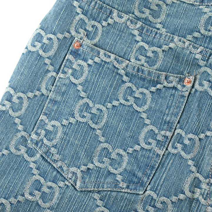 Gucci GG Denim Jeans - FashionPlug