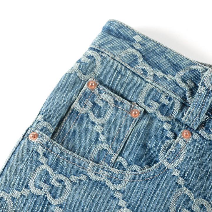 Gucci GG Denim Jeans - FashionPlug