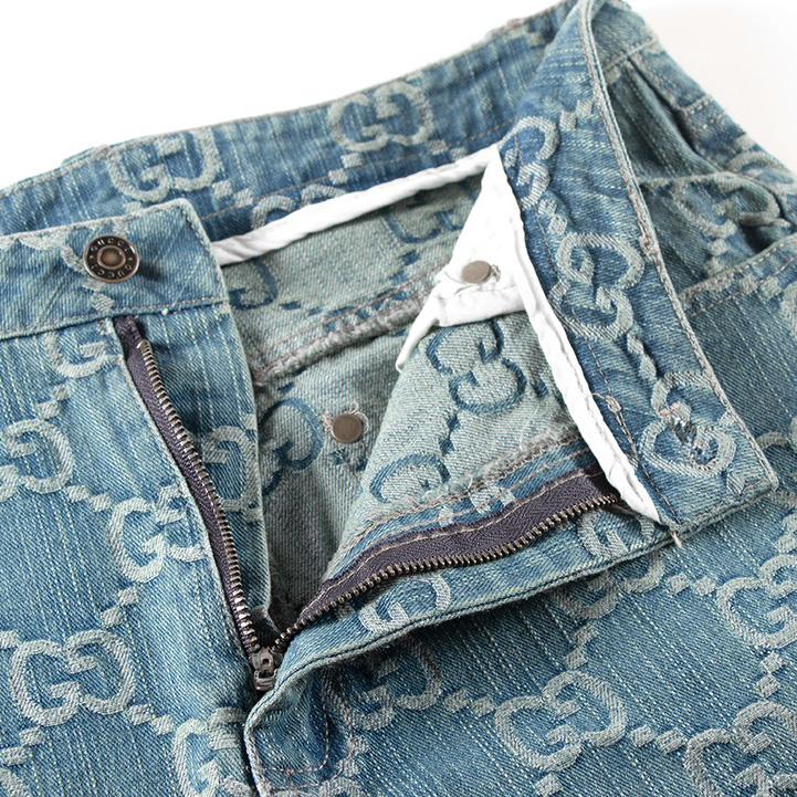 Gucci GG Denim Jeans - FashionPlug